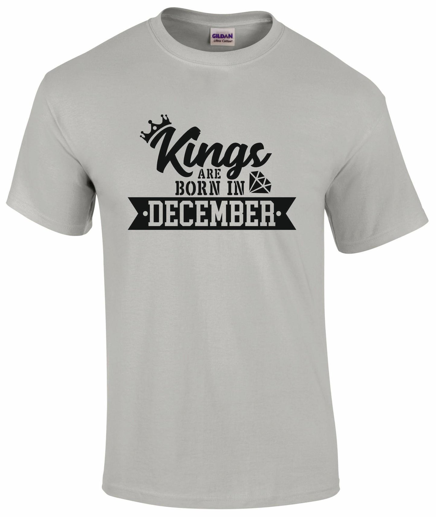Kings Are Born In December T-shirt