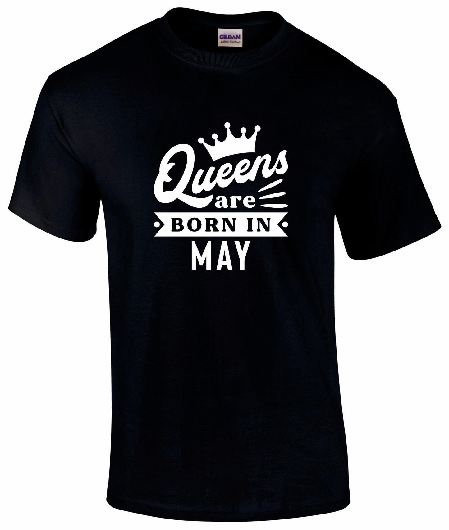 Queens Are Born In May T-shirt