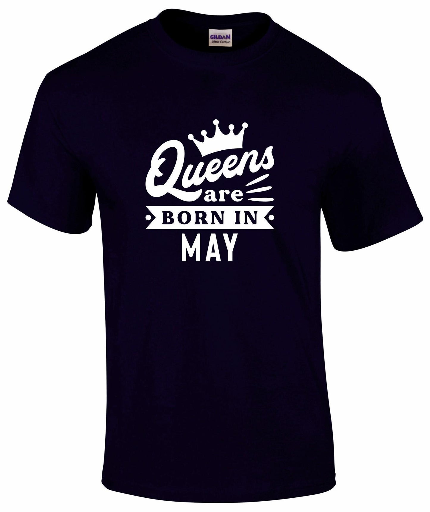 Queens Are Born In May T-shirt