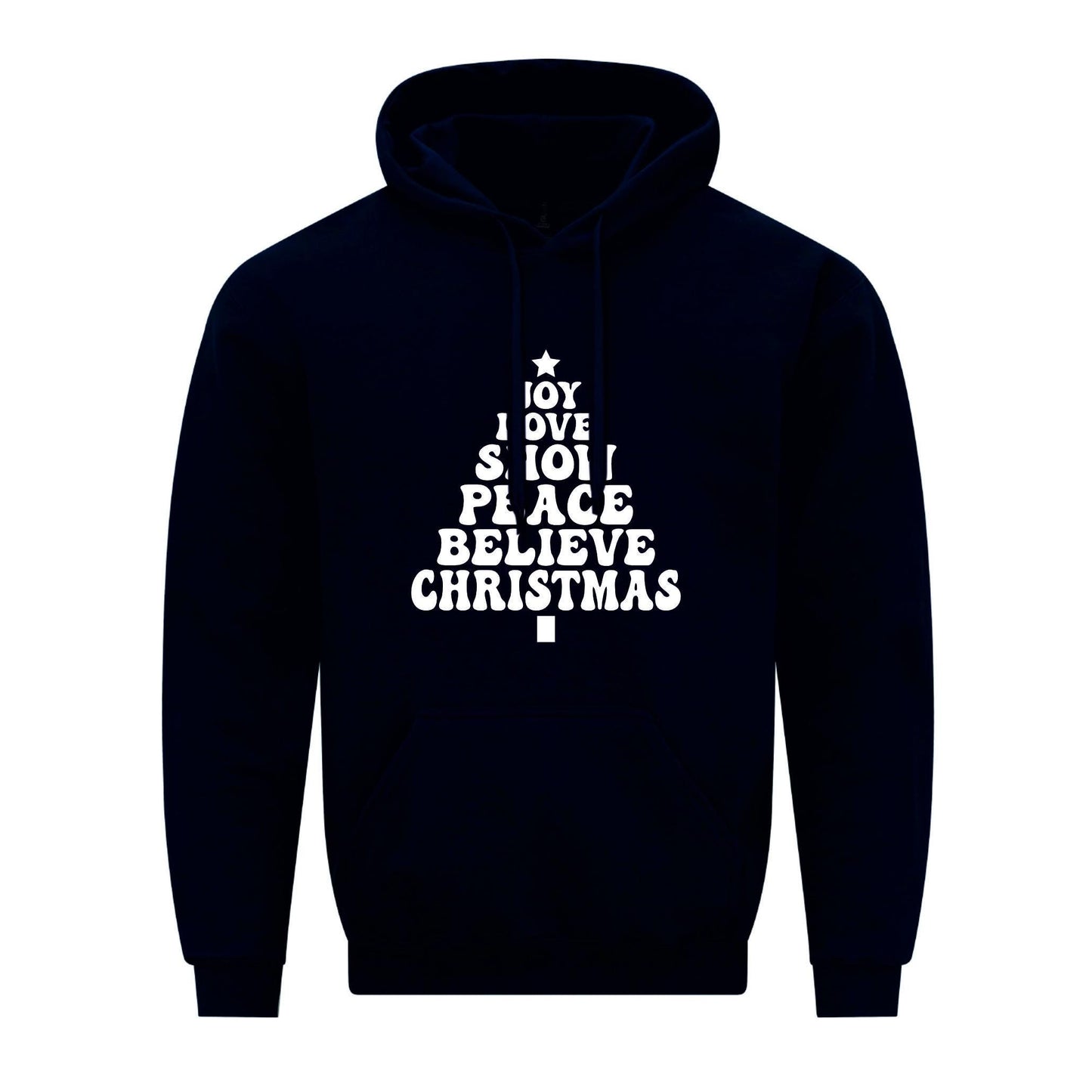 Joy Love Snow Christmas Unisex Hoodie