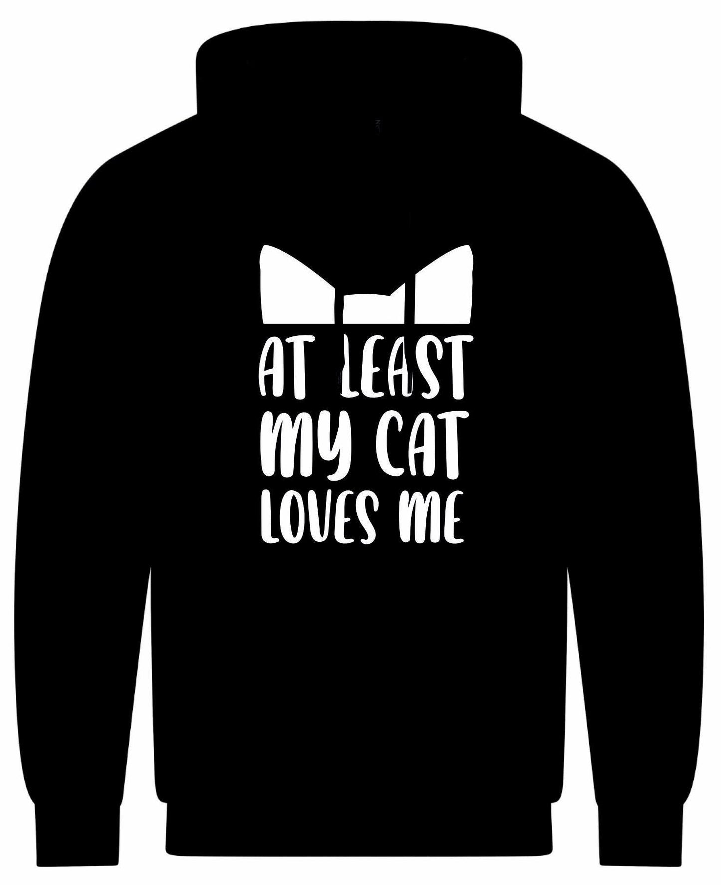 At least My Cat Loves Me Hoodie