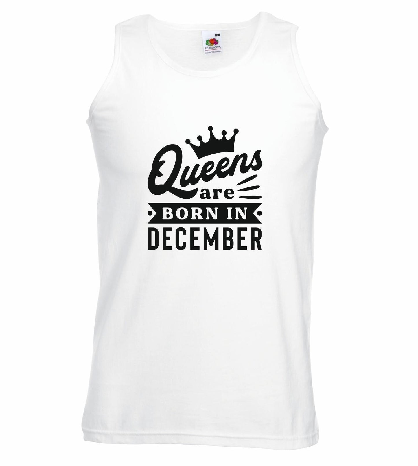 Queens Are Born In December Vest