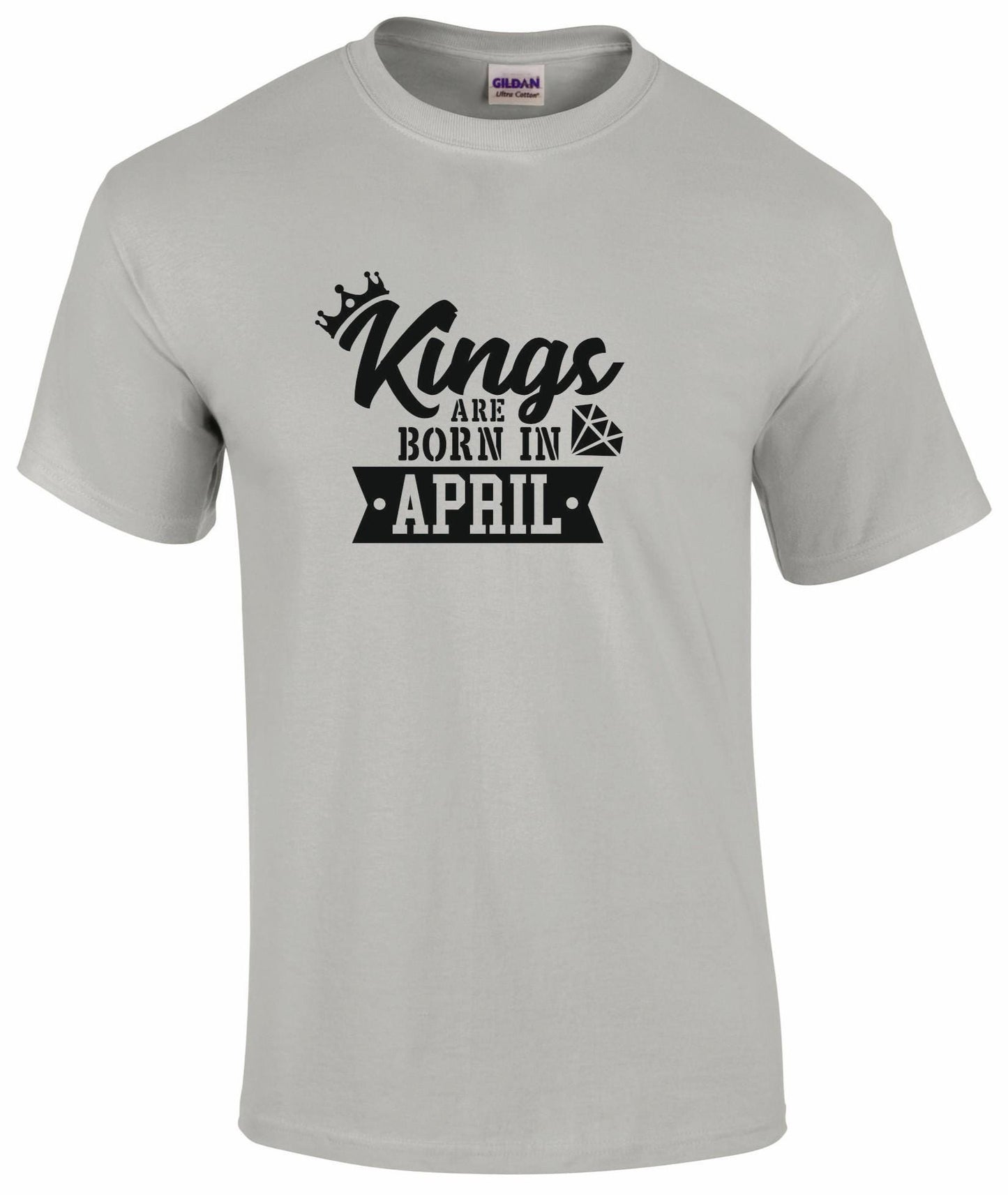 Kings Are Born In April T-shirt