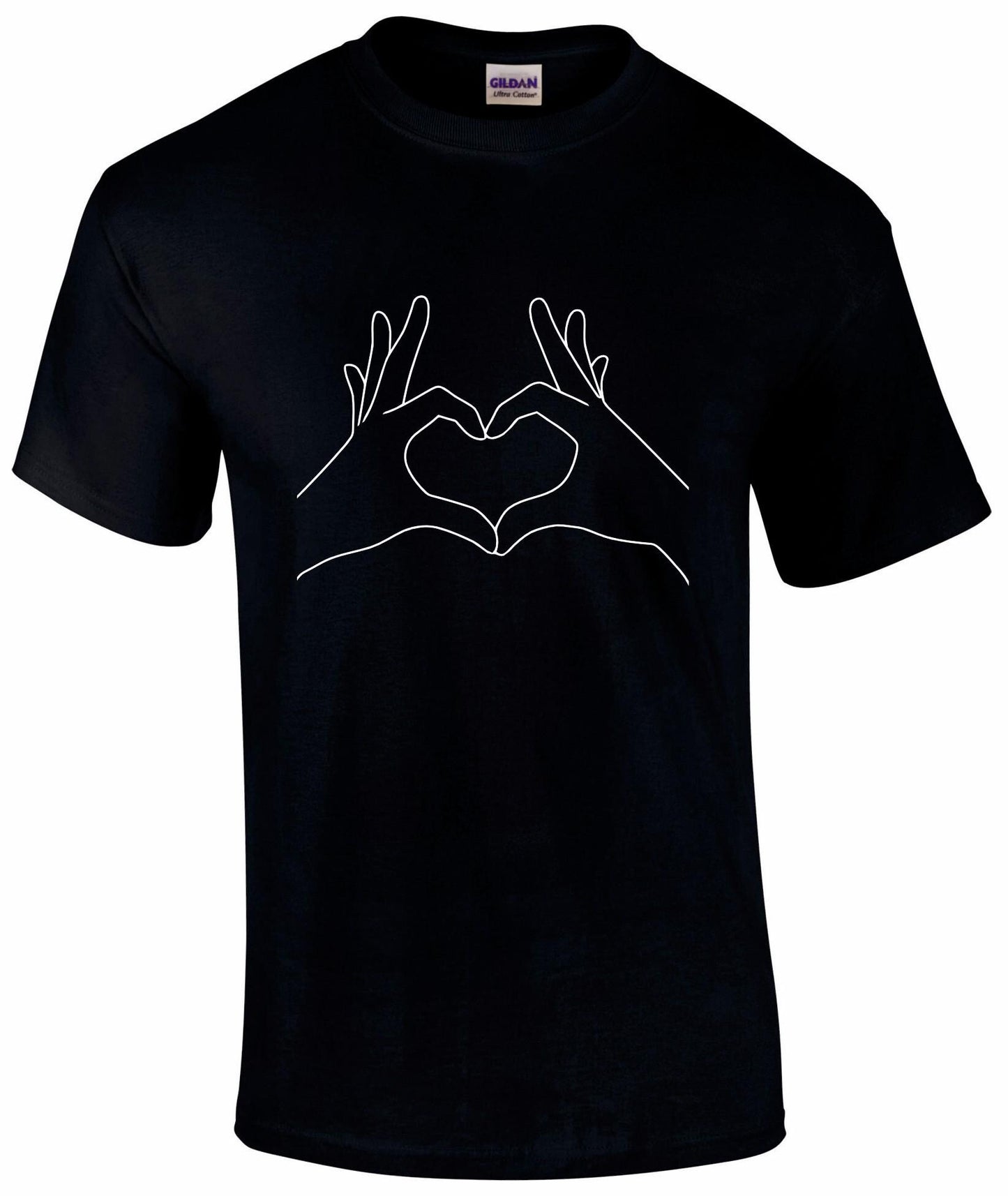 Heart-Shaped Hand Gesture T-shirt