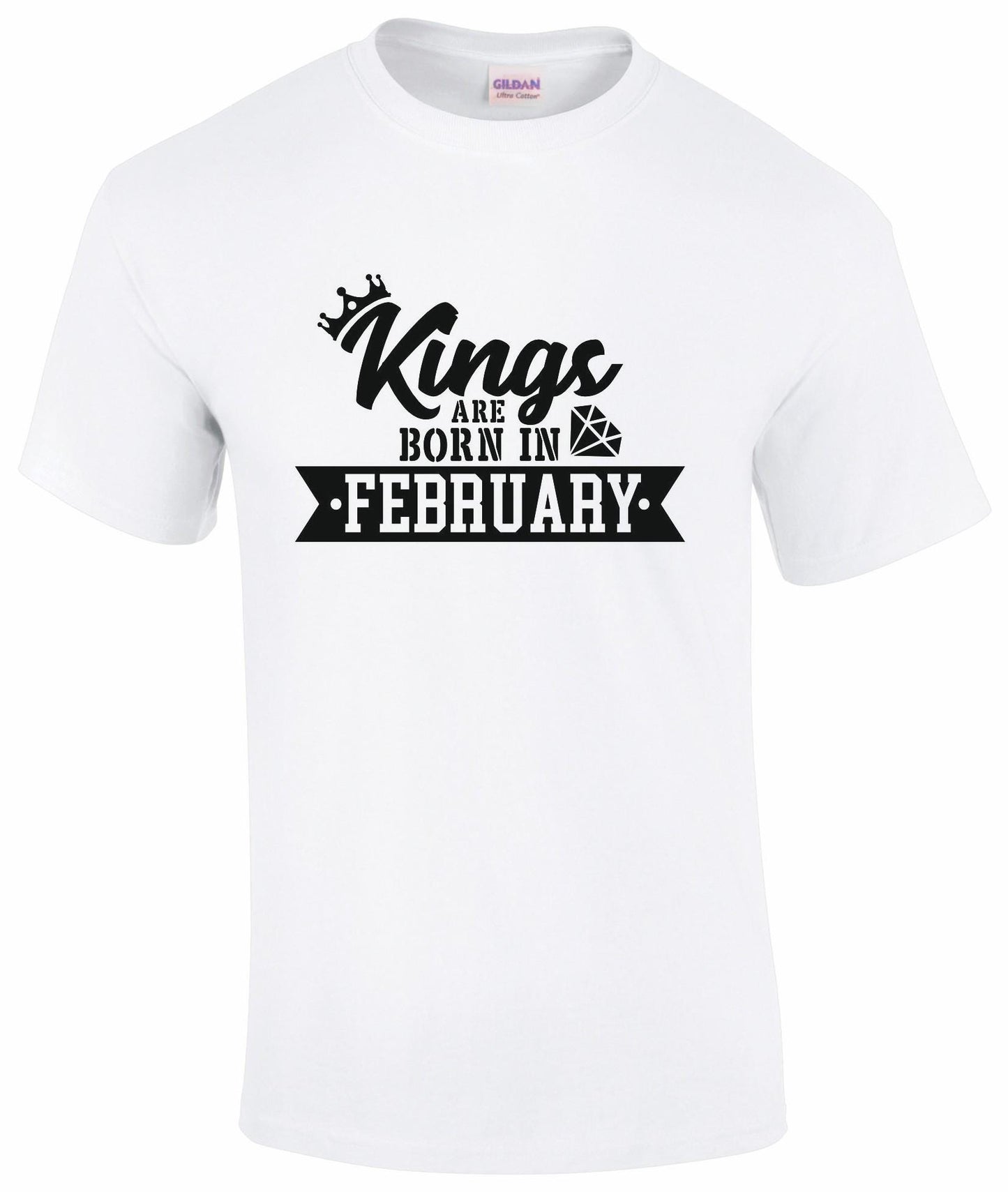 Kings Are Born In February T-shirt