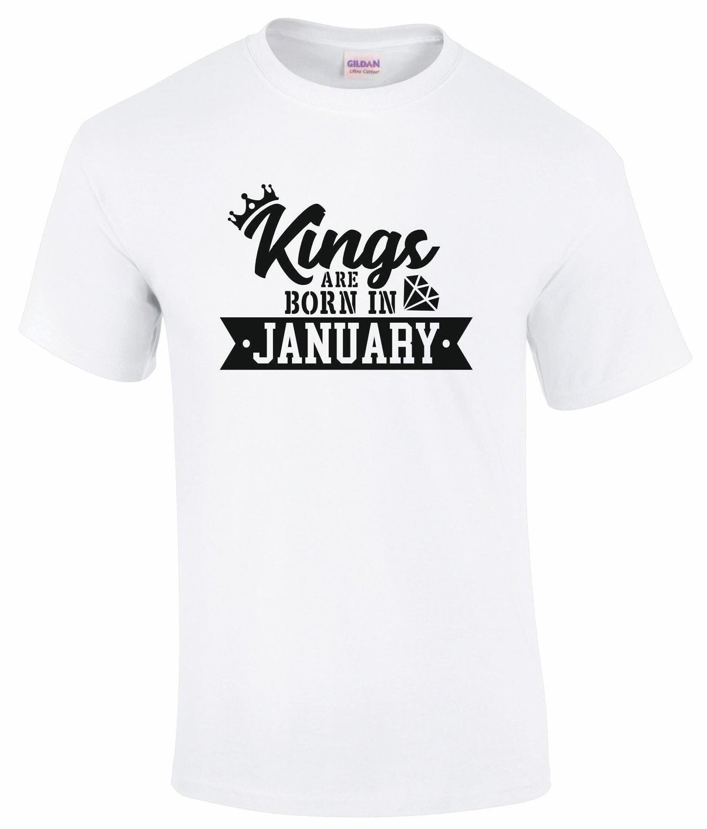 Kings Are Born In January T-shirt