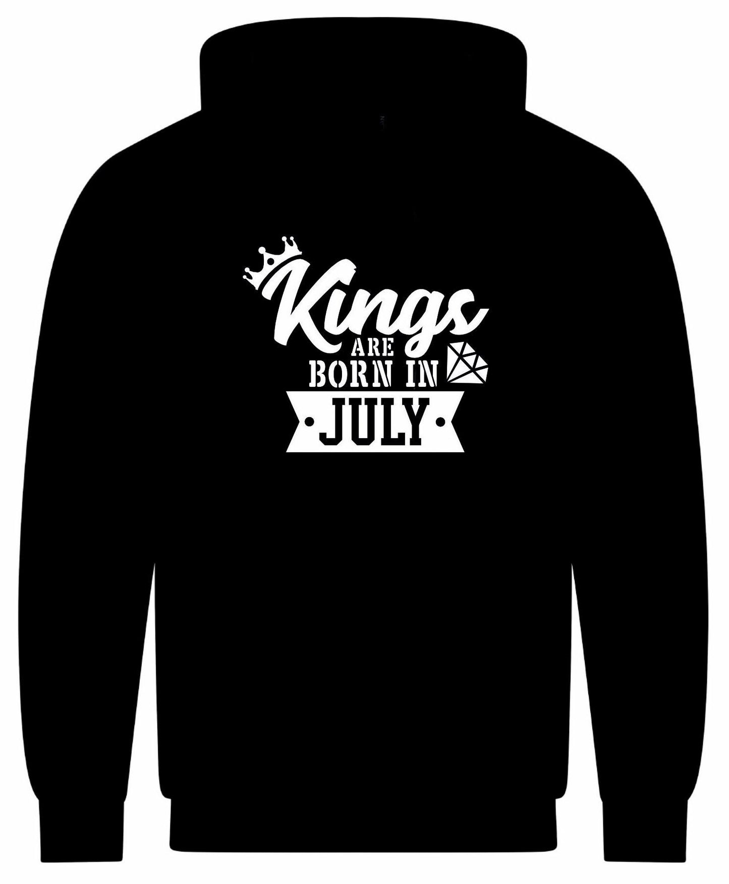 Kings Are Born In July Hoodie