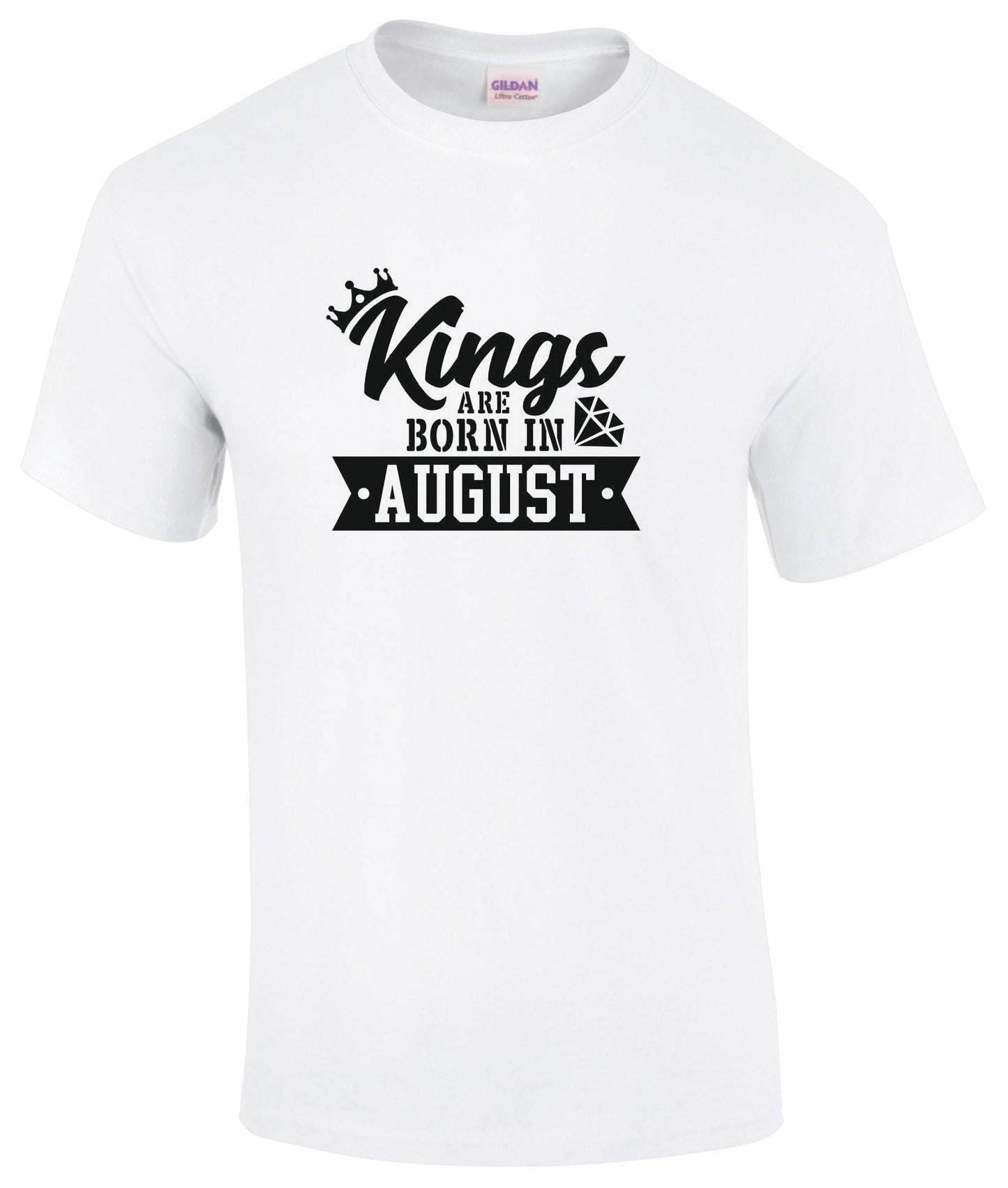 Kings Are Born In August T-shirt