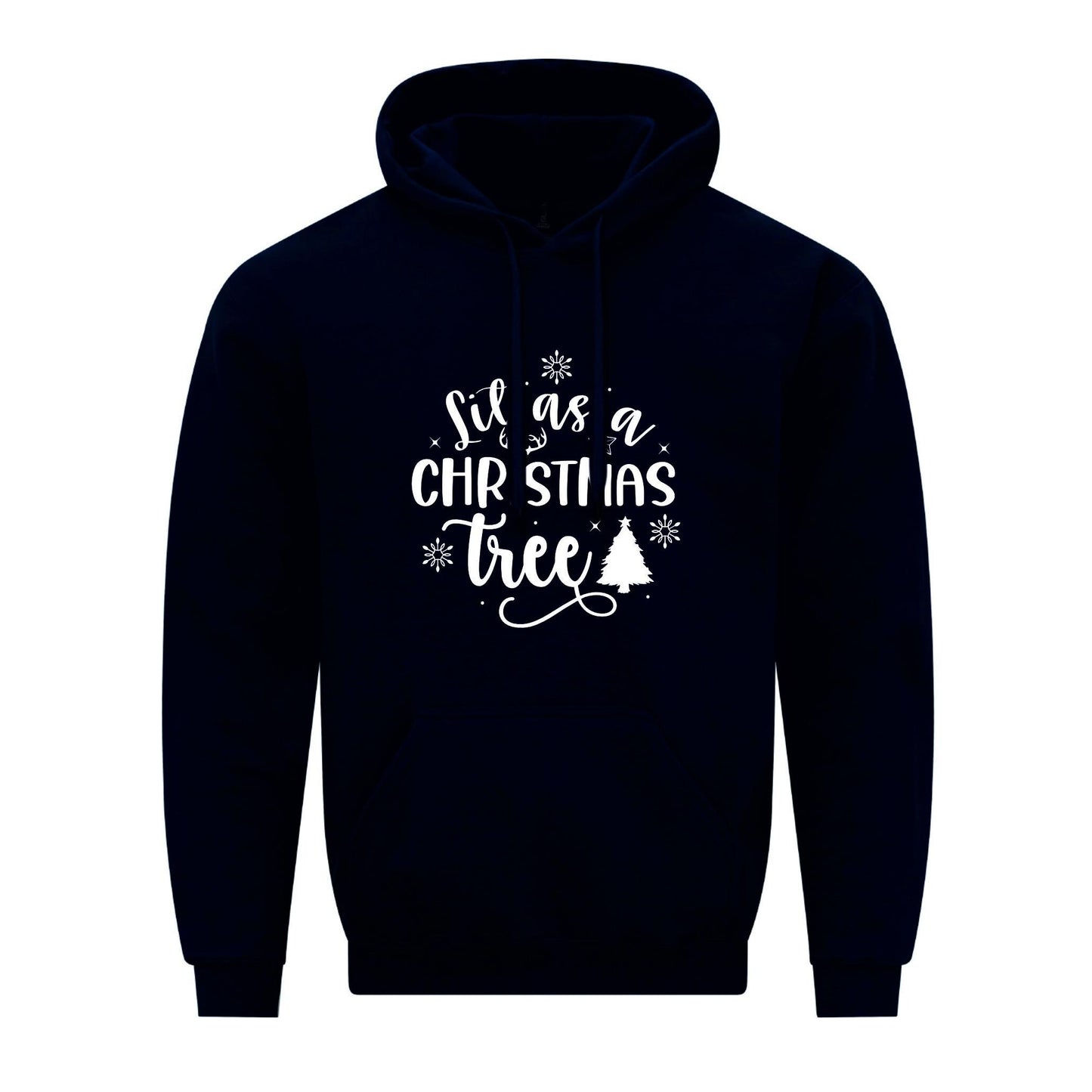 Lit As A Christmas Tree Unisex Hoodie