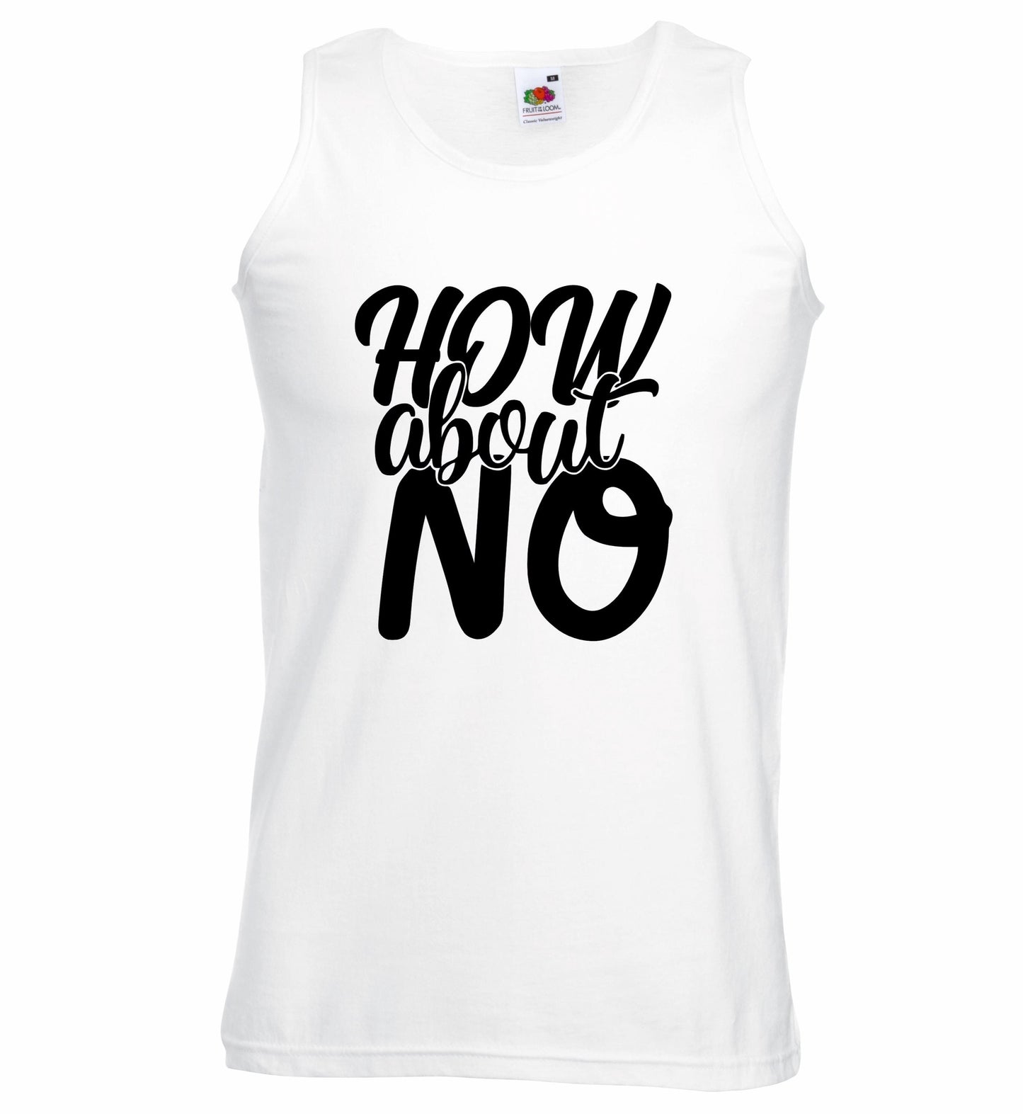 How About NO Unisex Vest