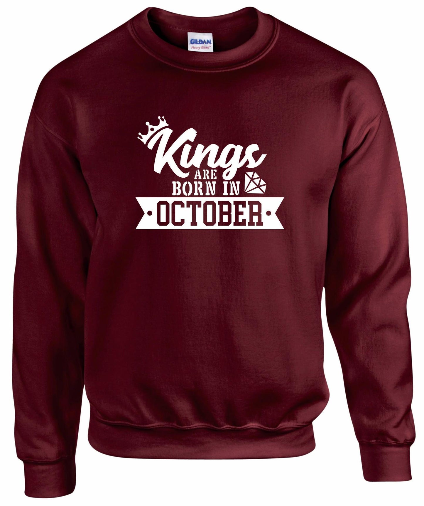 Kings Are Born In October Sweatshirt
