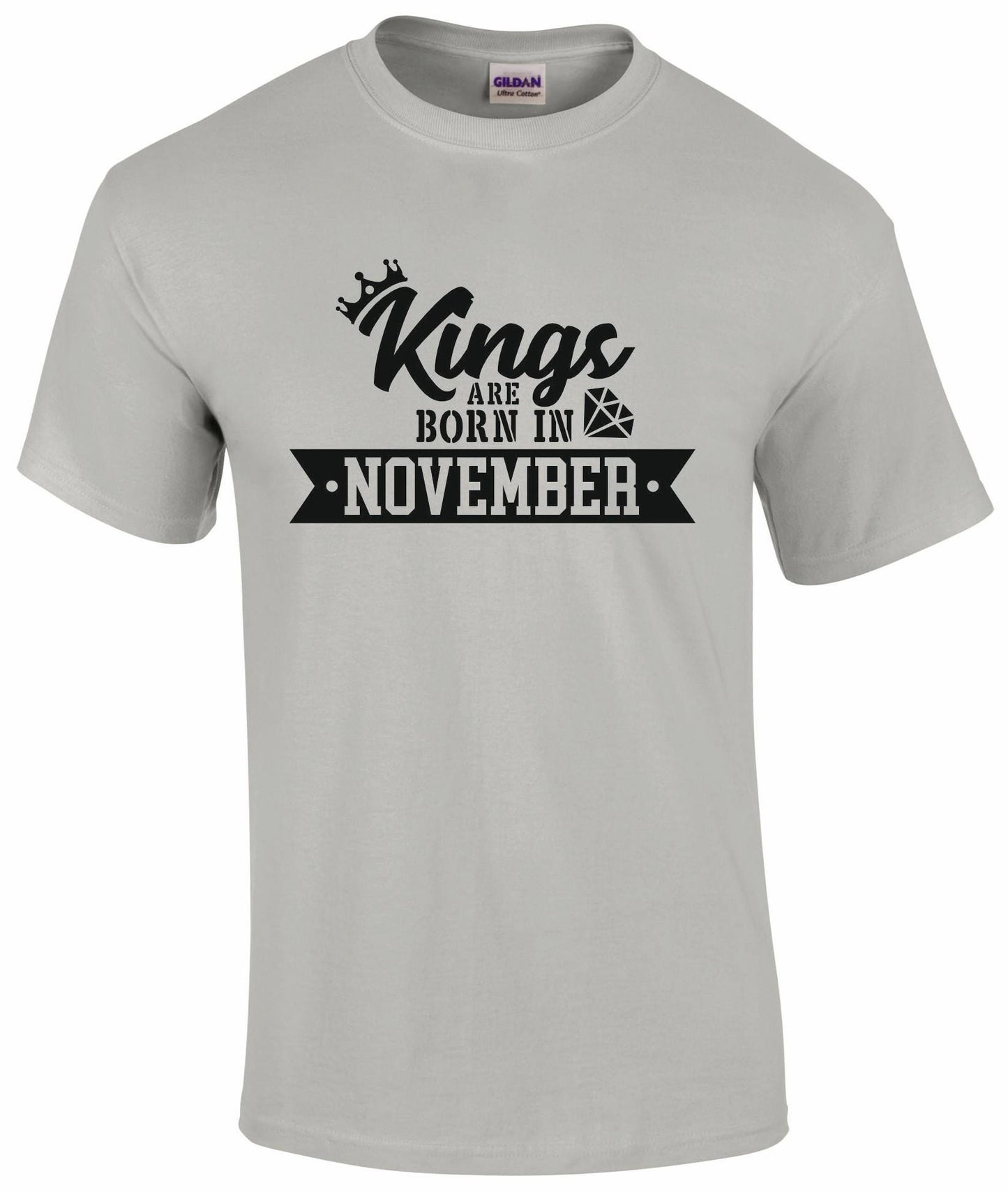 Kings Are Born In November T-shirt
