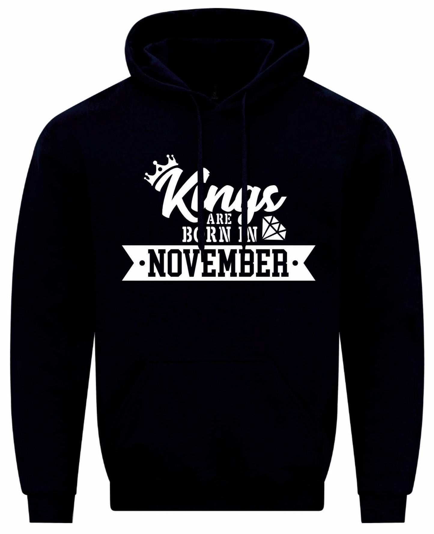 Kings Are Born In November Hoodie