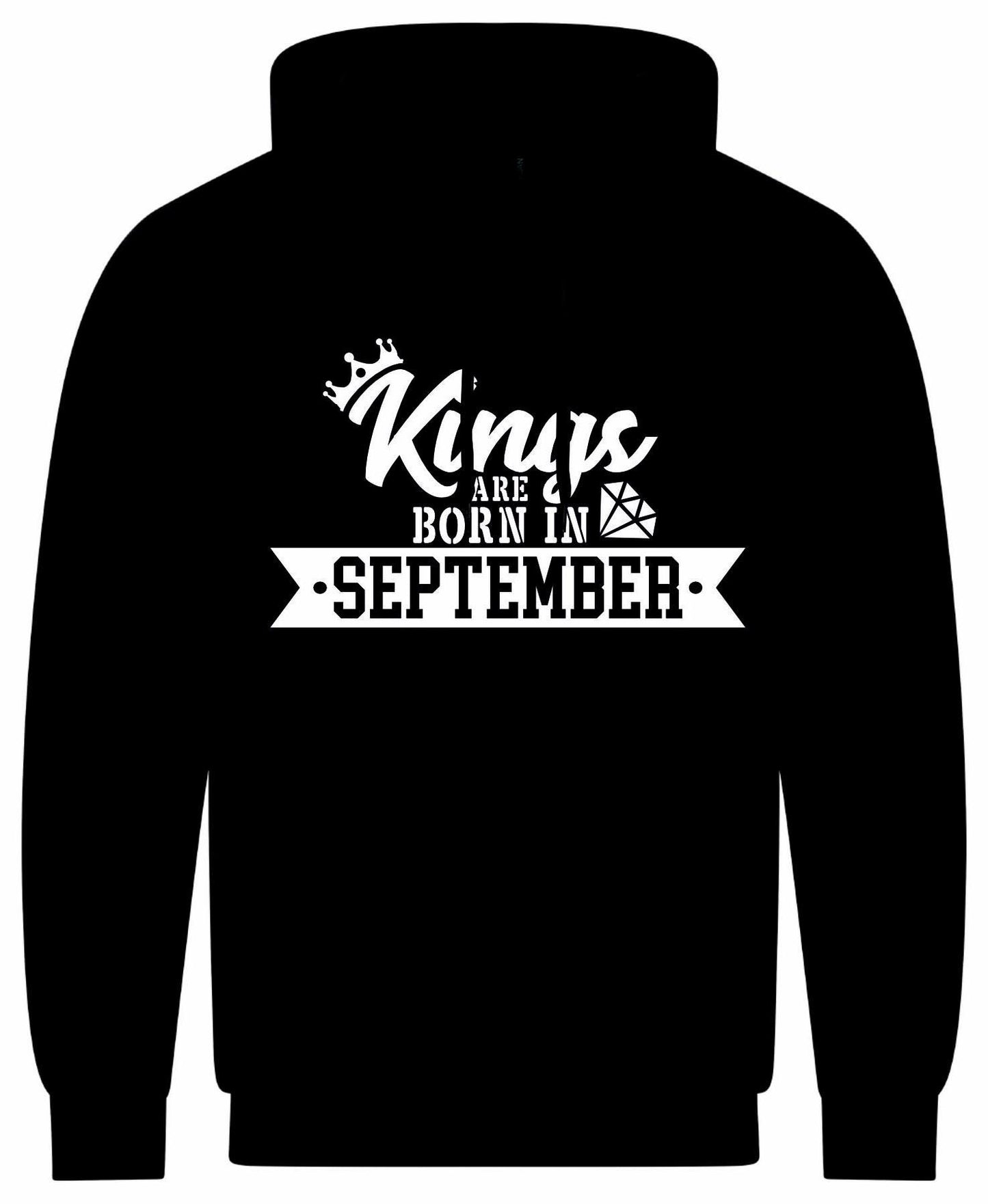 Kings are Born In September Hoodie