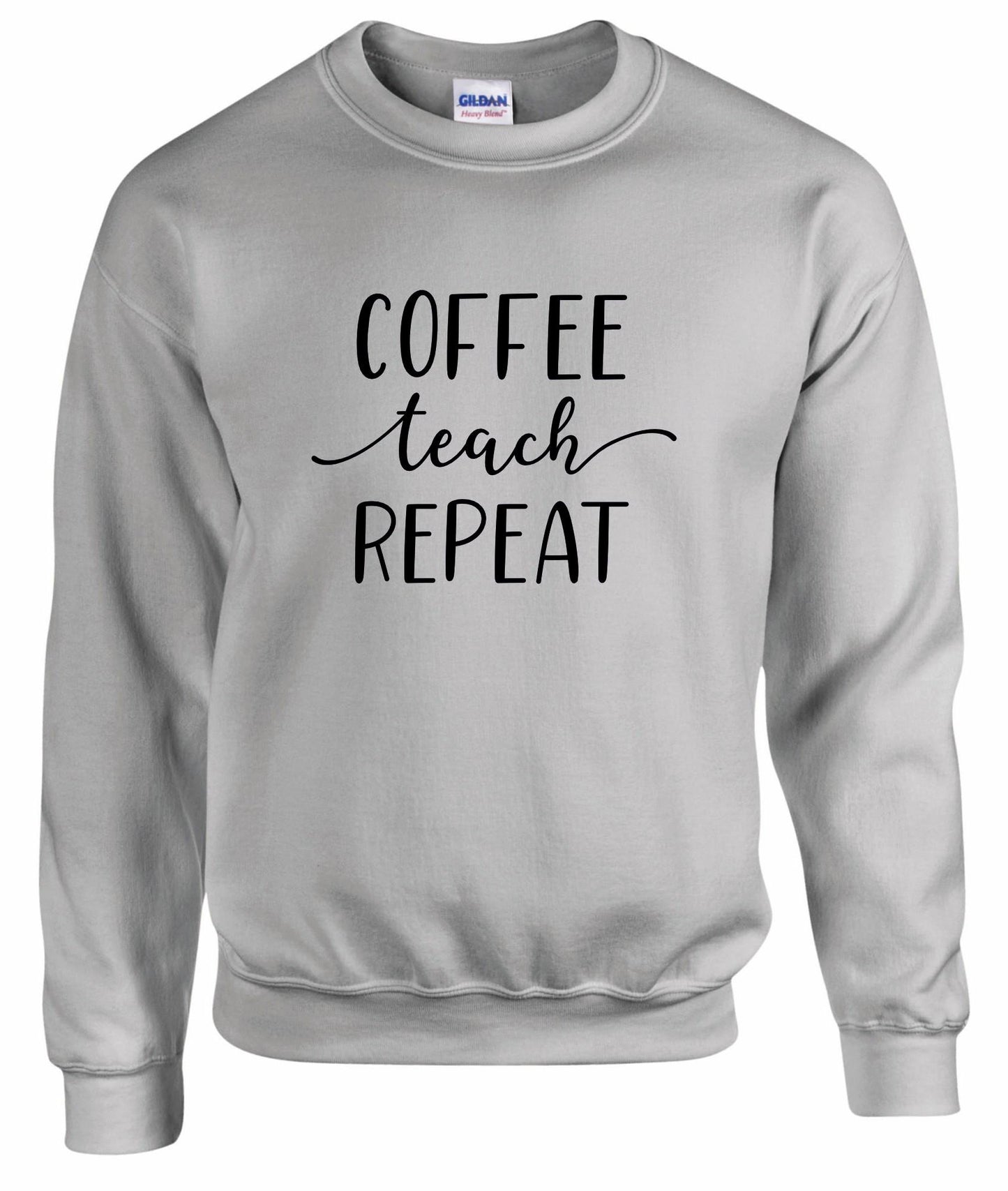 Coffee Teach Repeat Unisex Sweatshirt