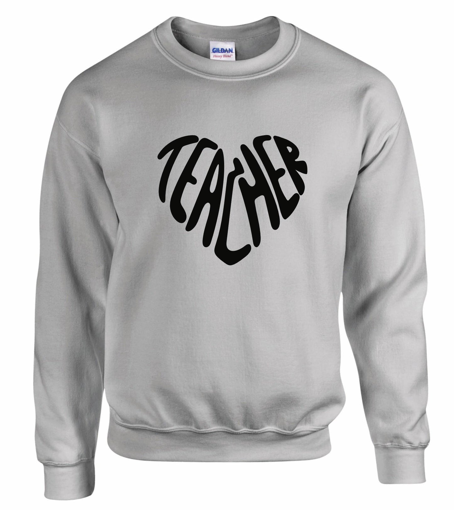 Heart Teacher Design Unisex Sweatshirt