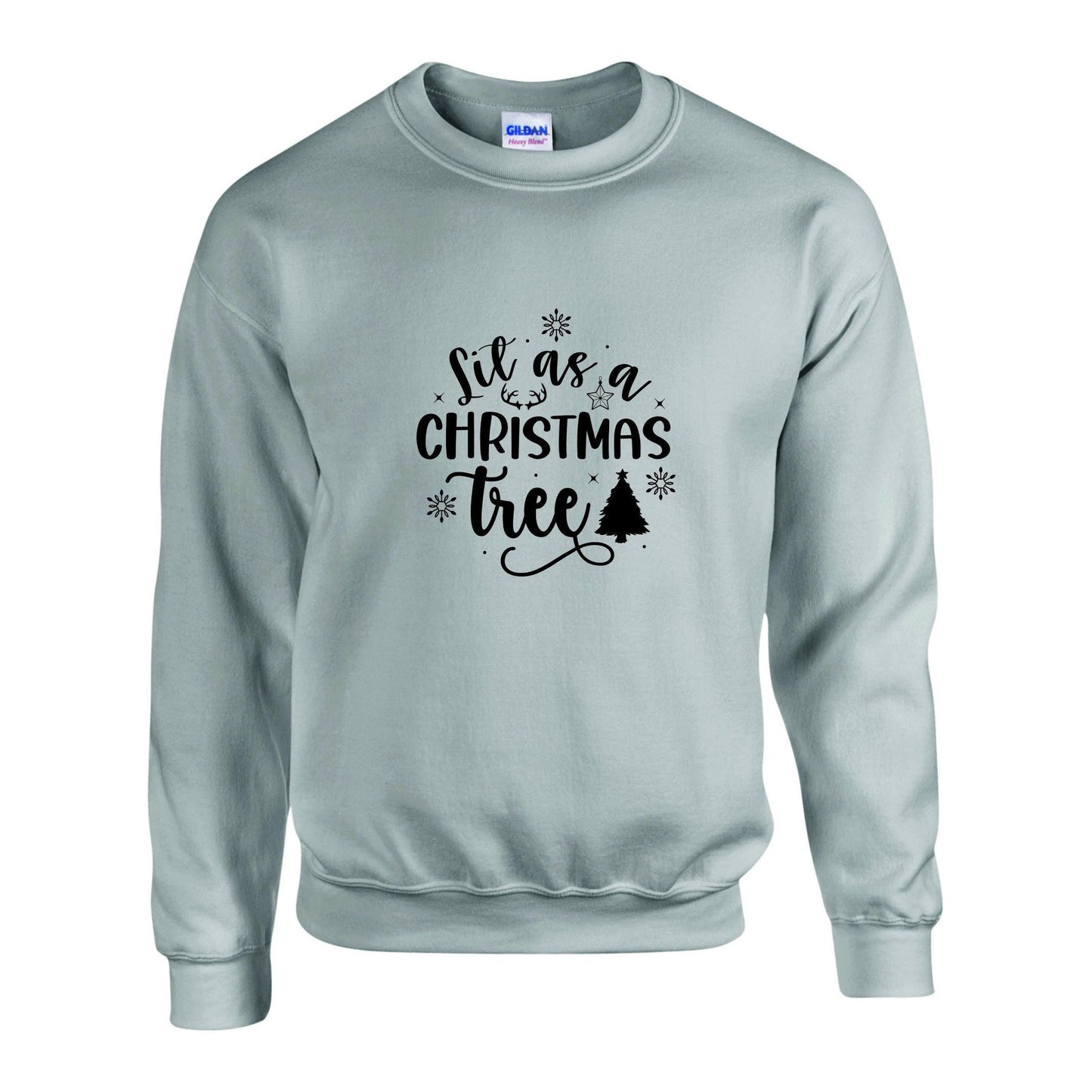 Lit As A Christmas Tree Unisex Sweatshirt