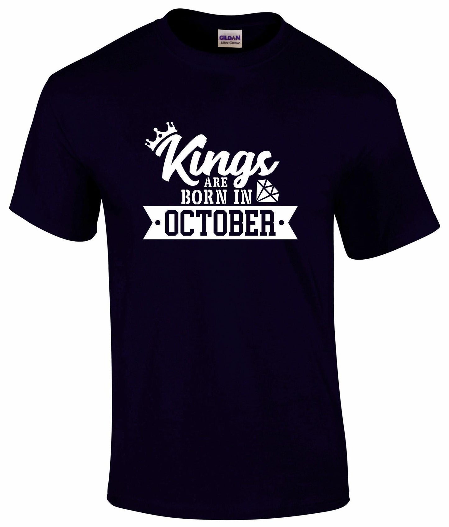 Kings Are Born In October T-shirt