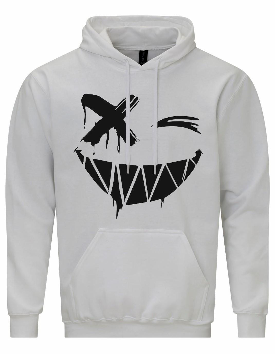 Cross Eye Smile Face Unisex Hoodie