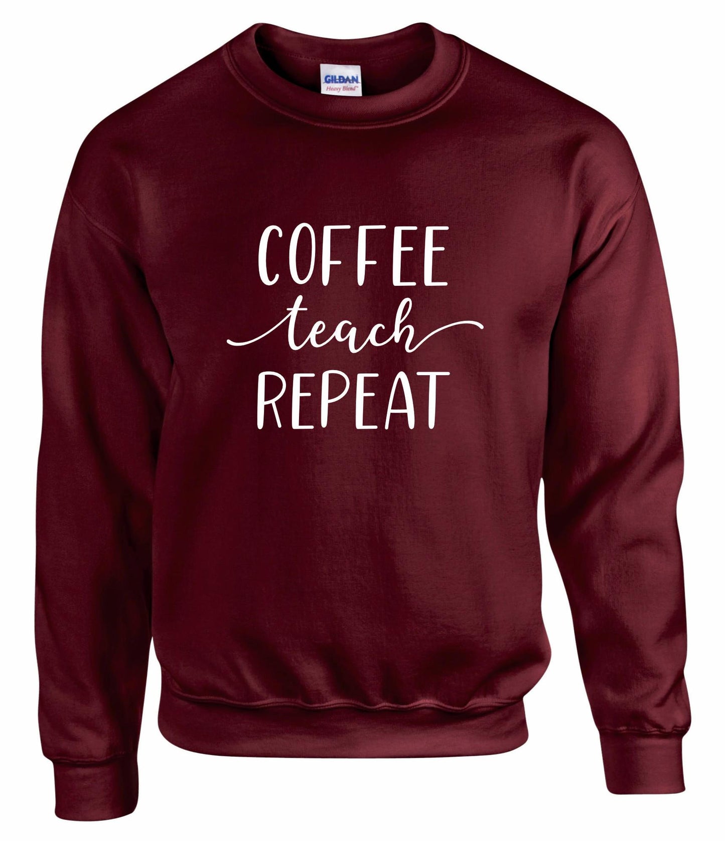 Coffee Teach Repeat Unisex Sweatshirt