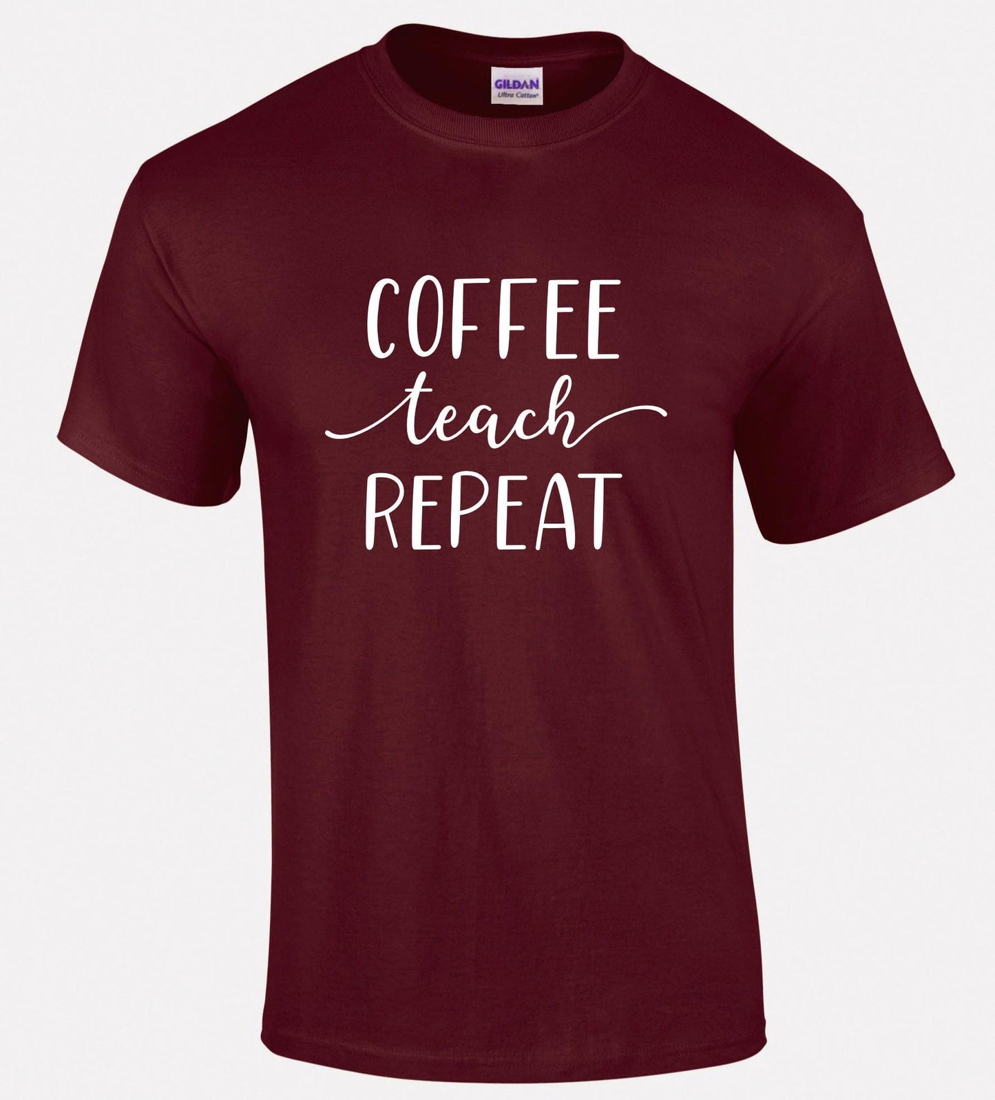 Coffee Teach Repeat Unisex T-shirt