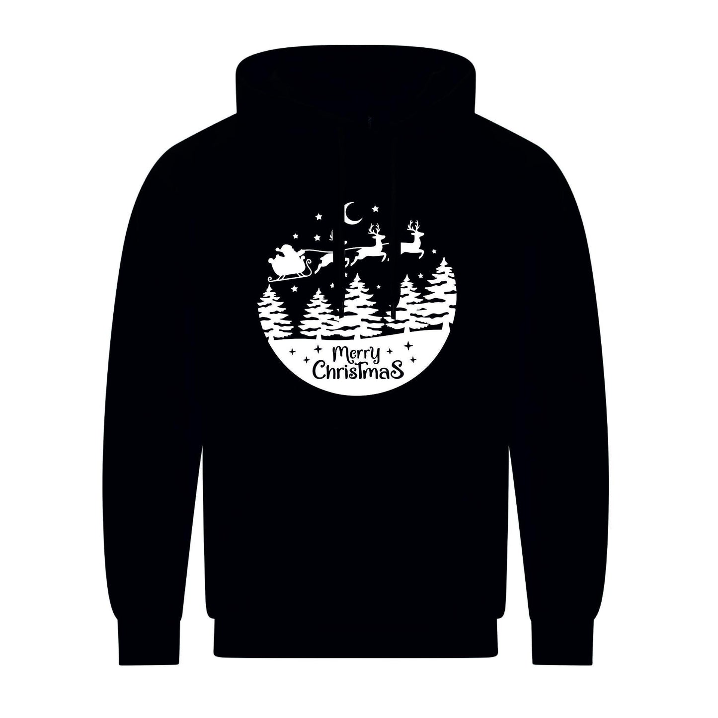 Merry Christmas Reindeer Unisex Hoodie