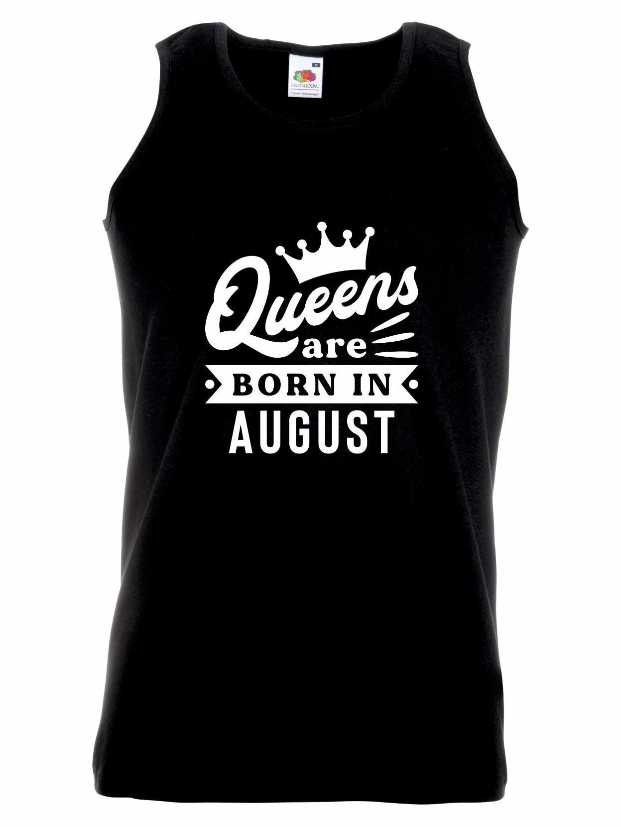 Queens Are Born In August Vest