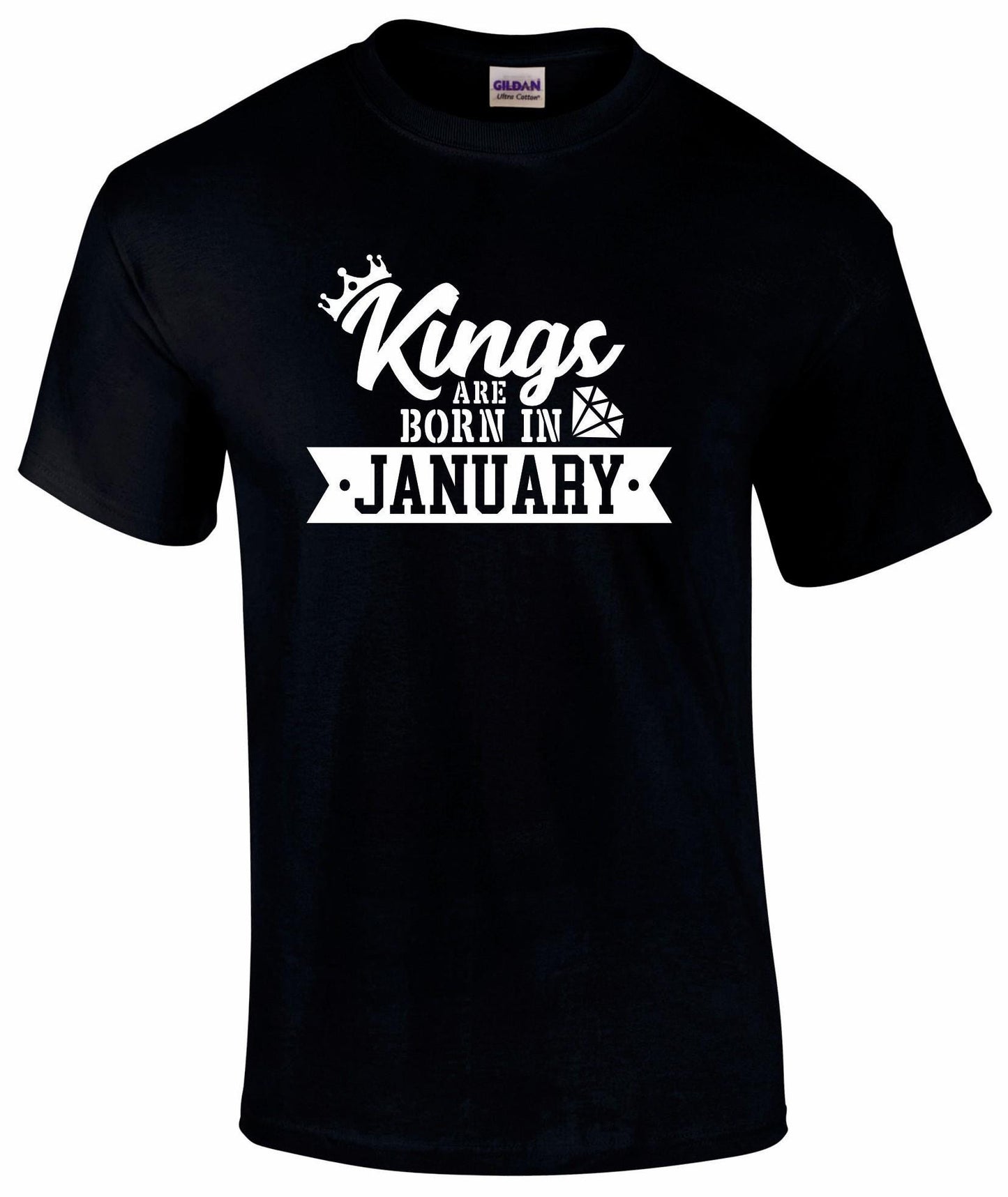 Kings Are Born In January T-shirt