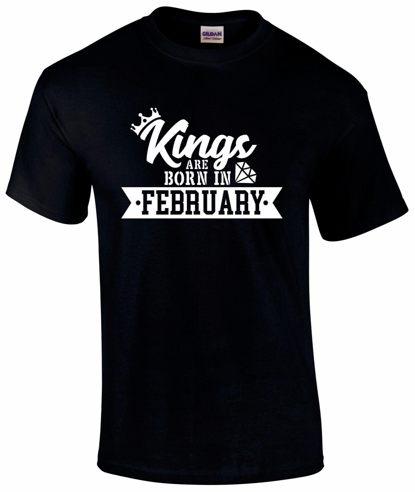 Kings Are Born In February T-shirt