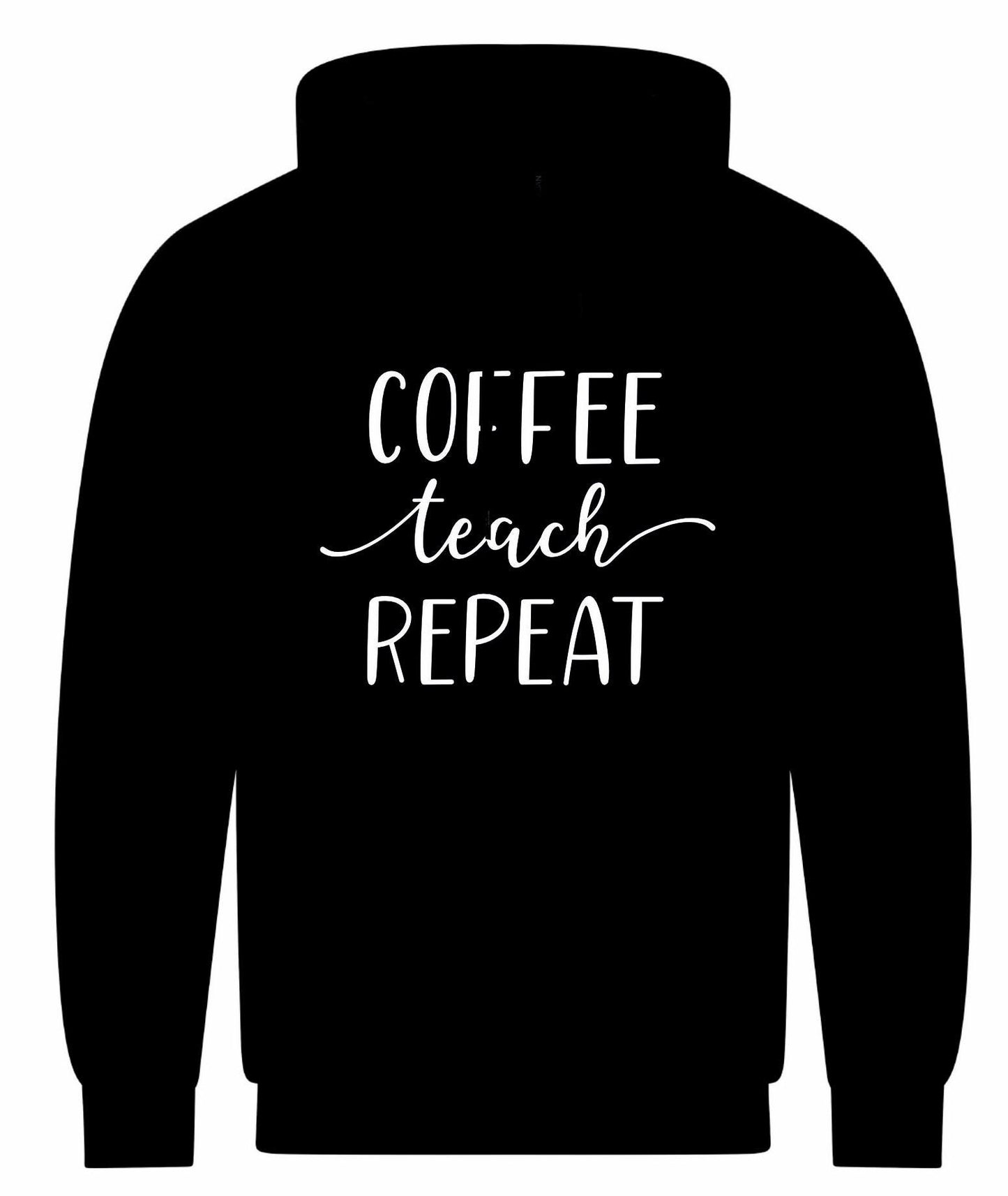 Coffee Teach Repeat Unisex Hoodie