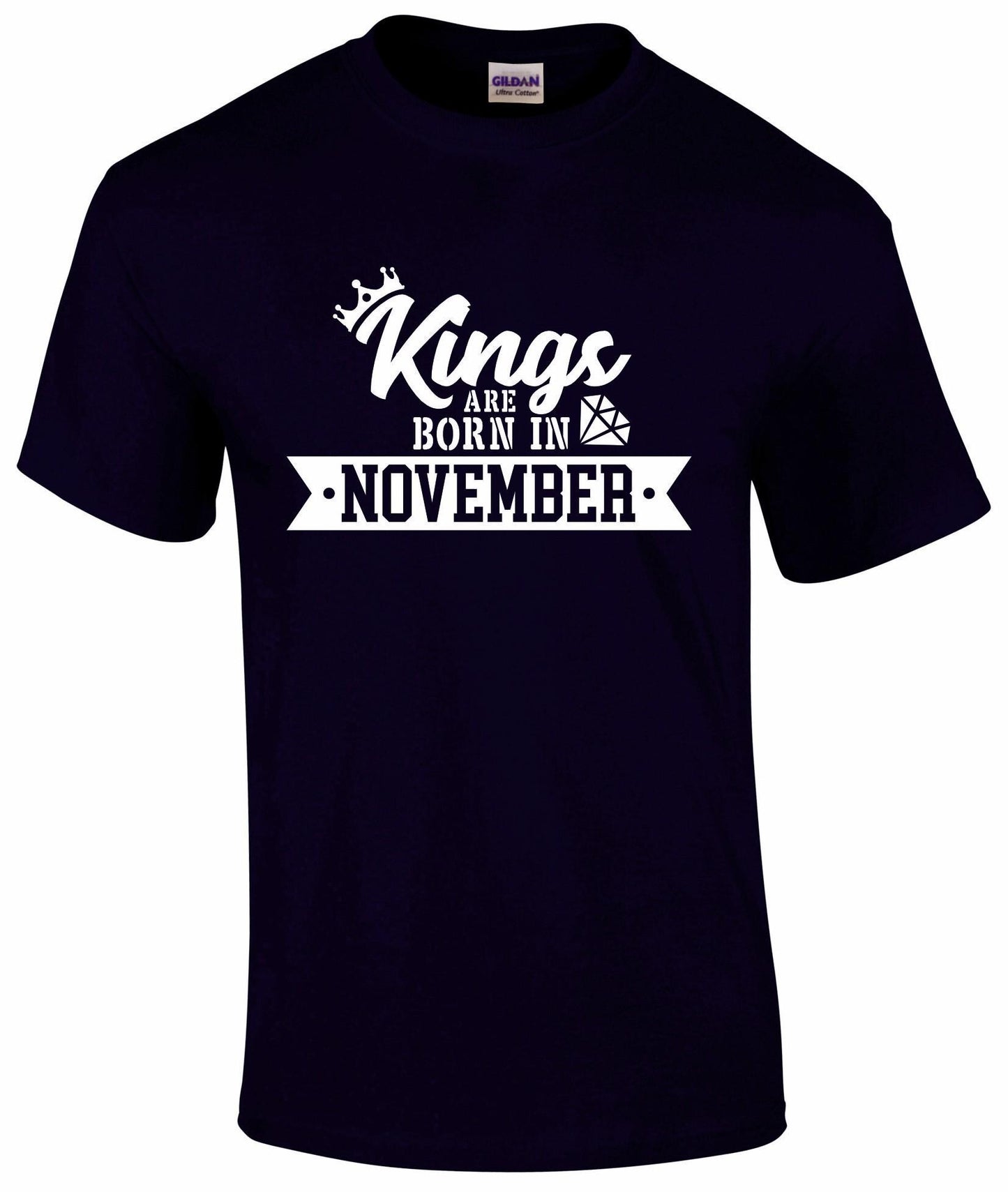Kings Are Born In November T-shirt
