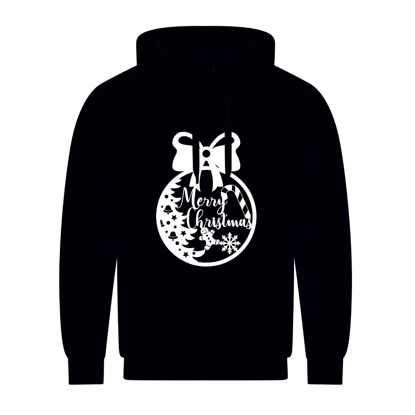 Merry Christmas Bow Unisex Hoodie