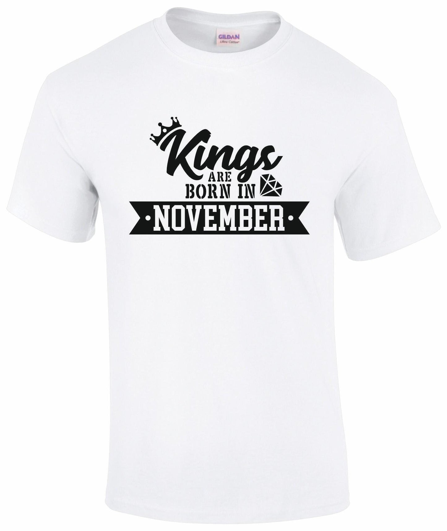 Kings Are Born In November T-shirt