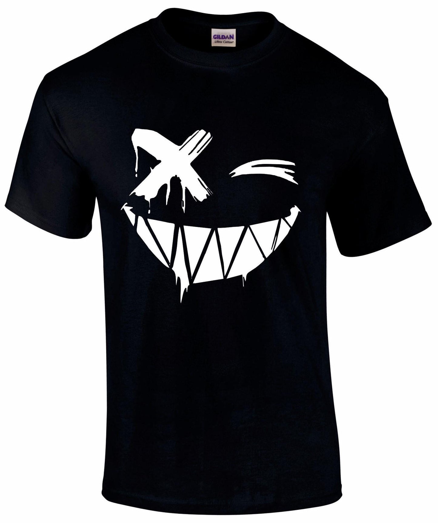Cross Eye Smiley Face Unisex T-shirt