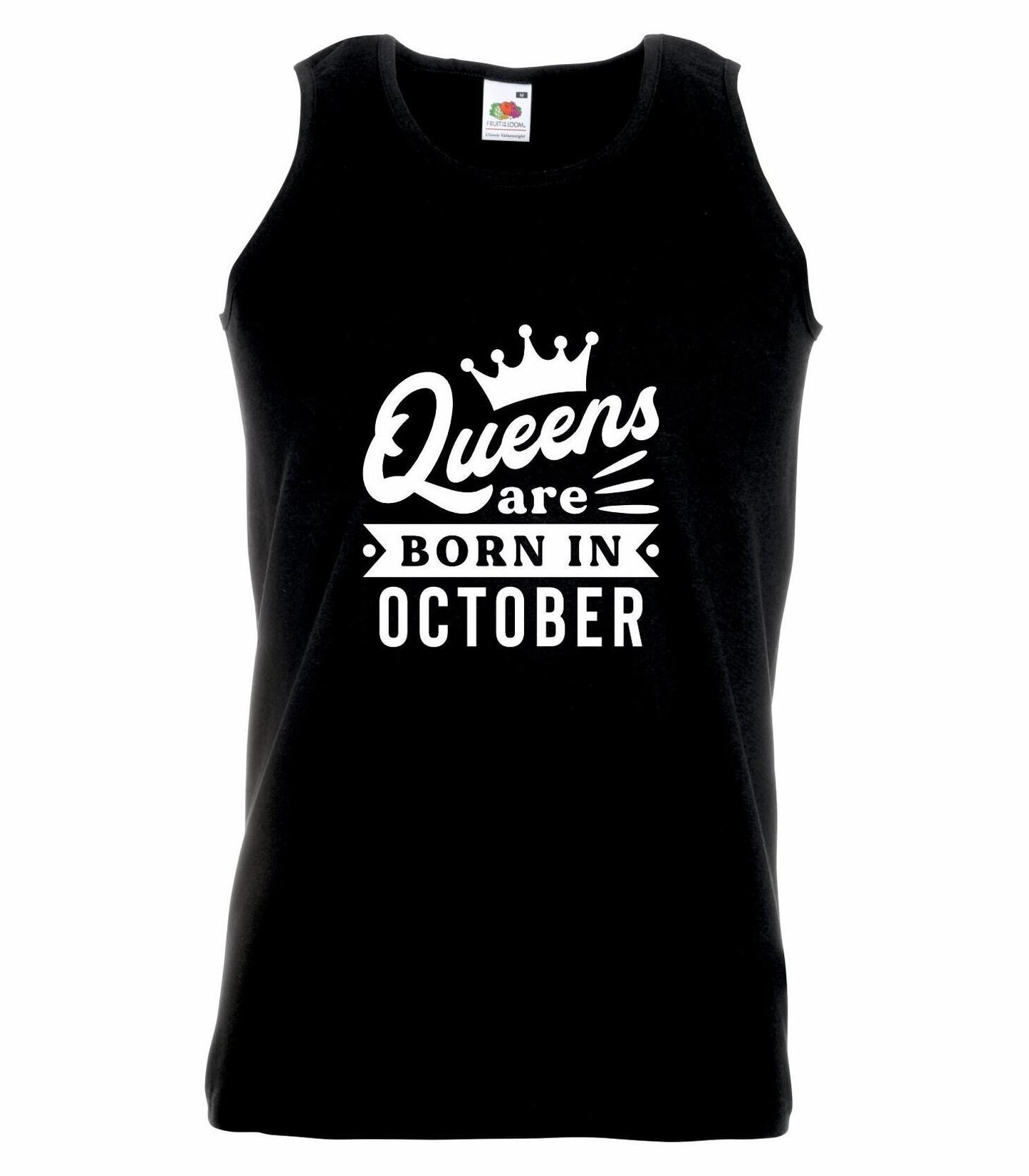 Queens Are Born In October Vest