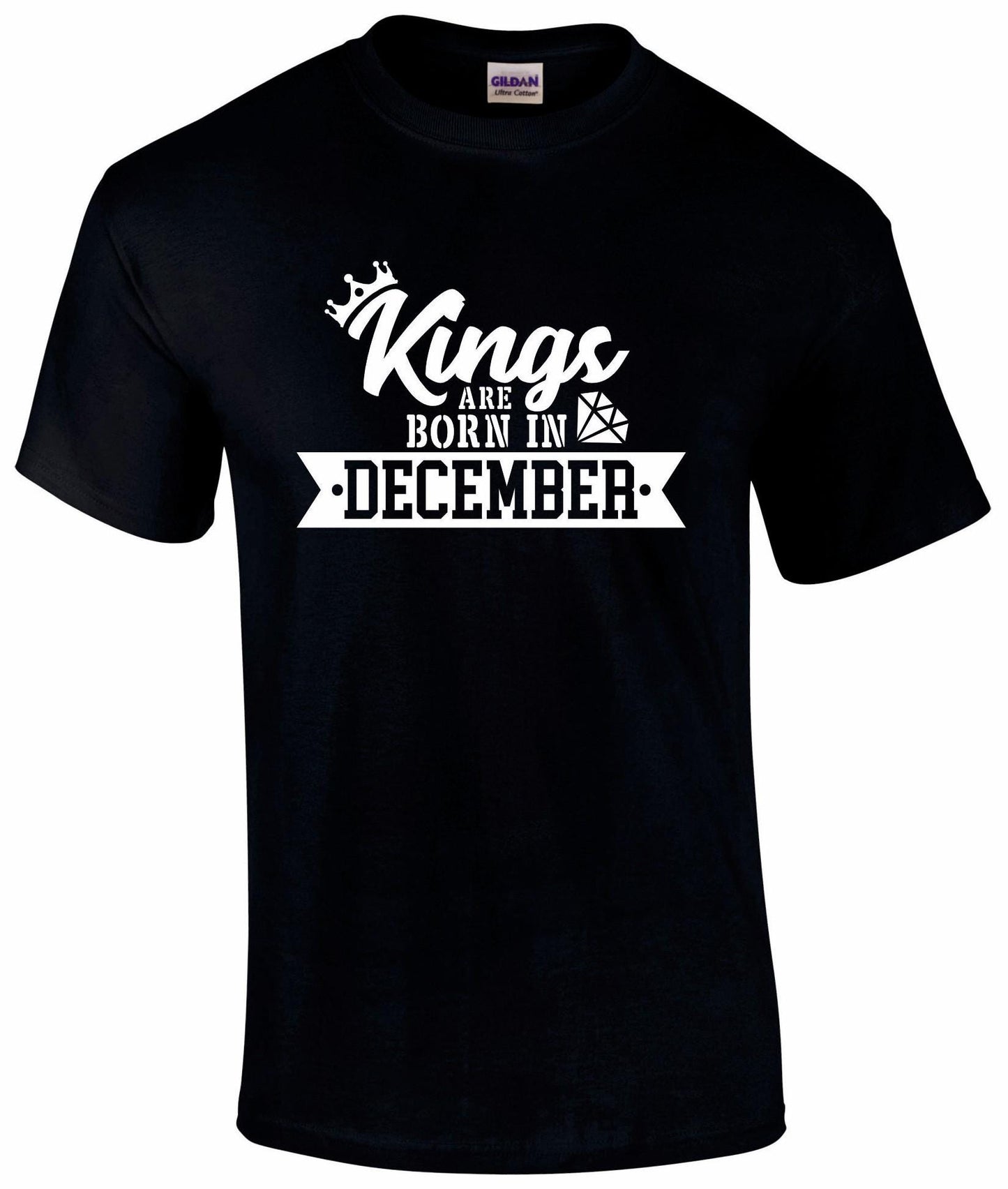 Kings Are Born In December T-shirt