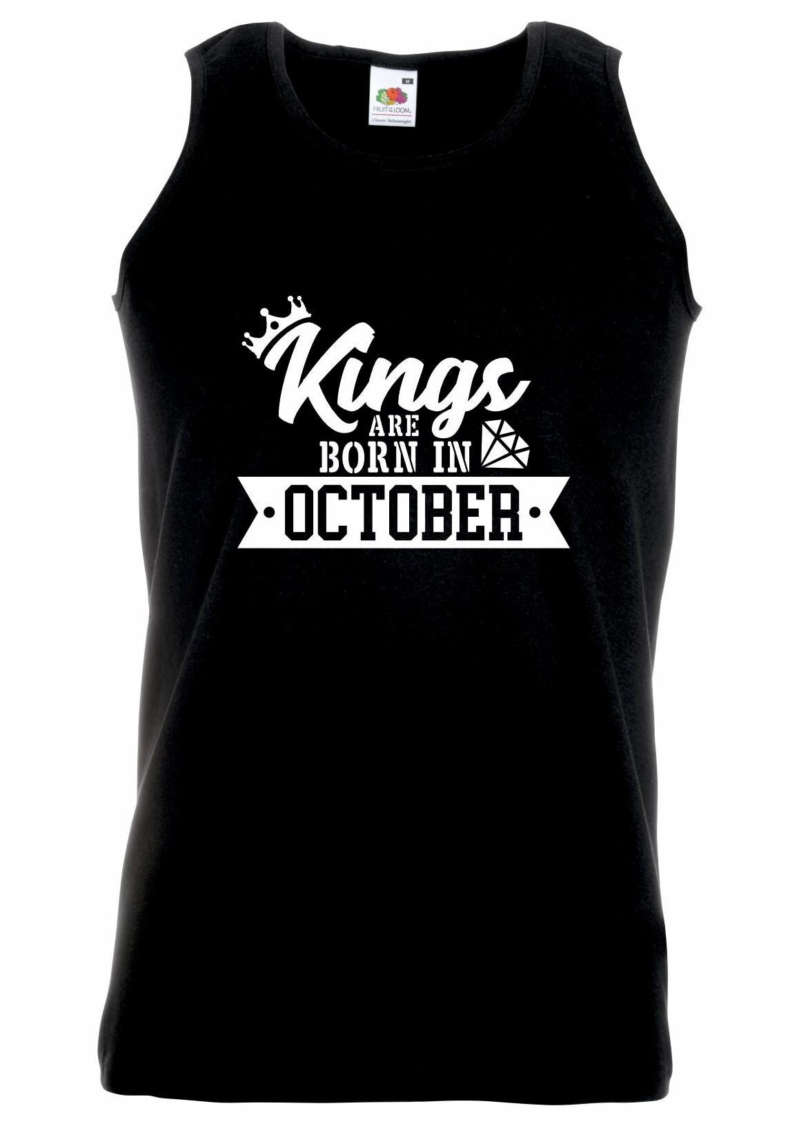 Kings Are Born In October Vest