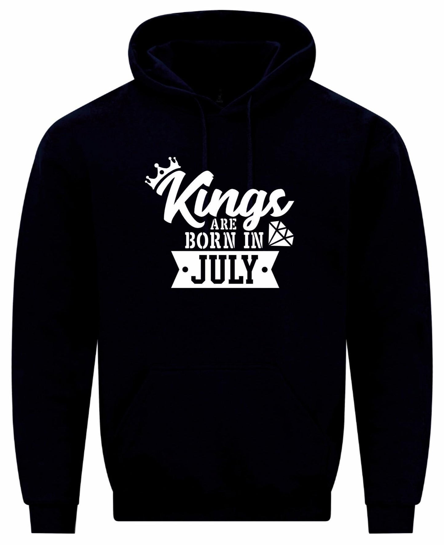 Kings Are Born In July Hoodie
