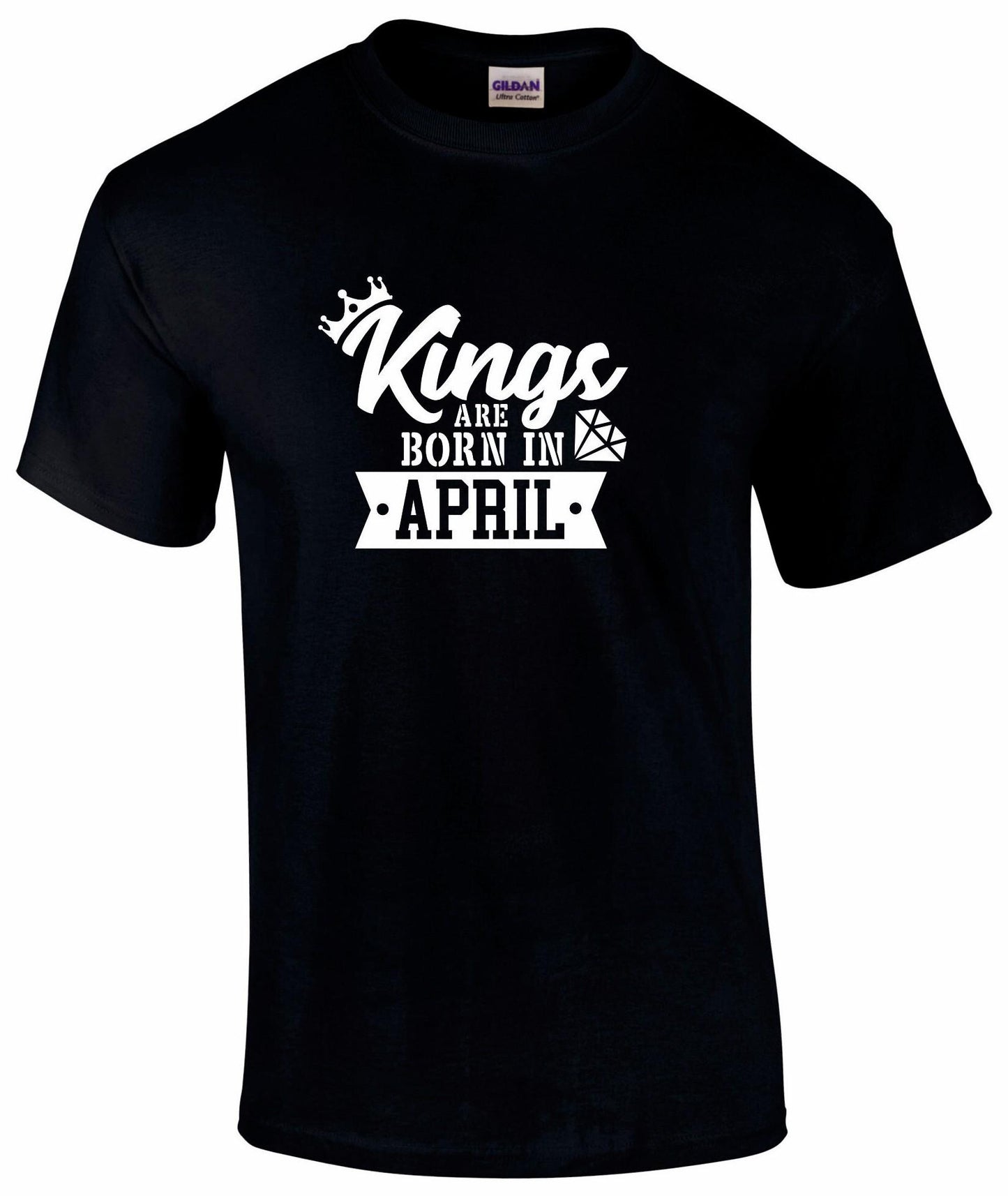 Kings Are Born In April T-shirt