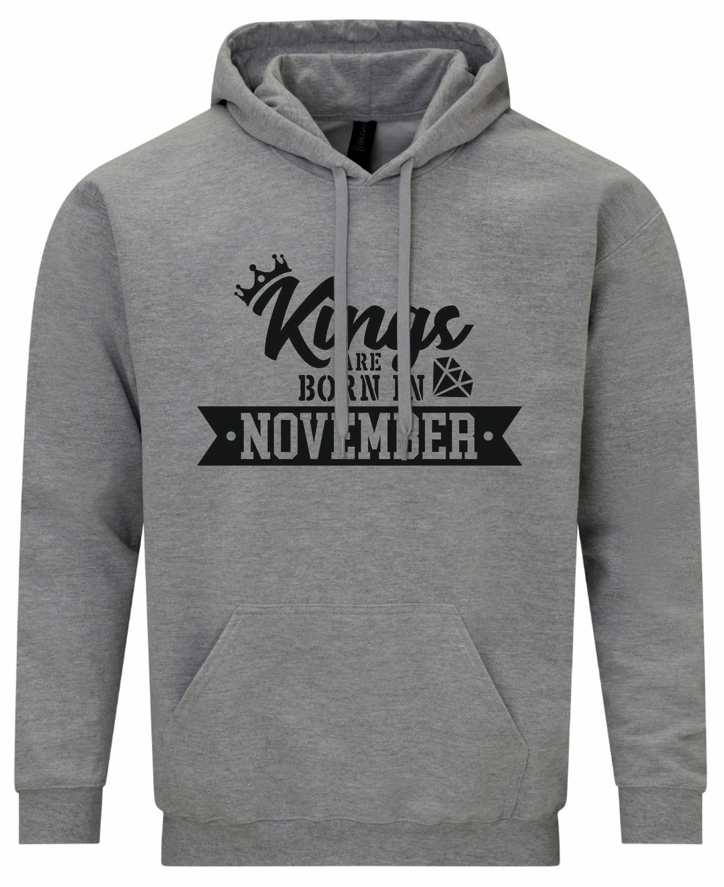 Kings Are Born In November Hoodie