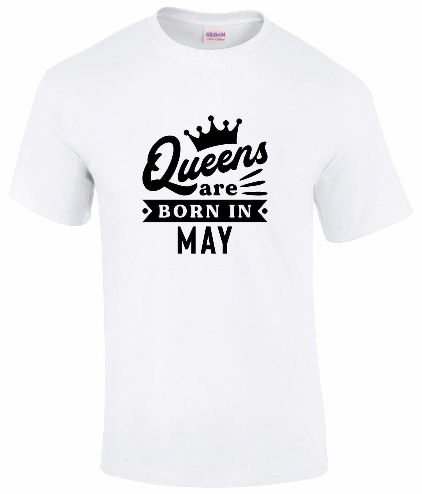 Queens Are Born In May T-shirt