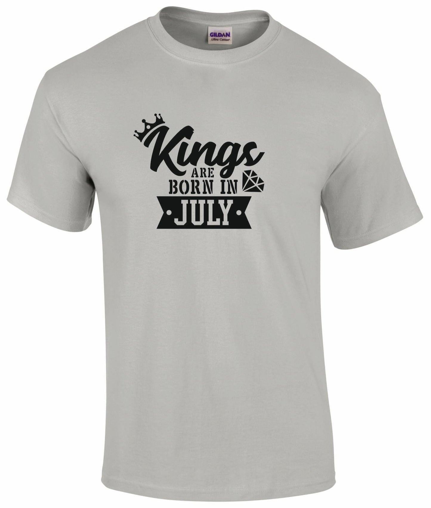 Kings Are Born In July T-shirt
