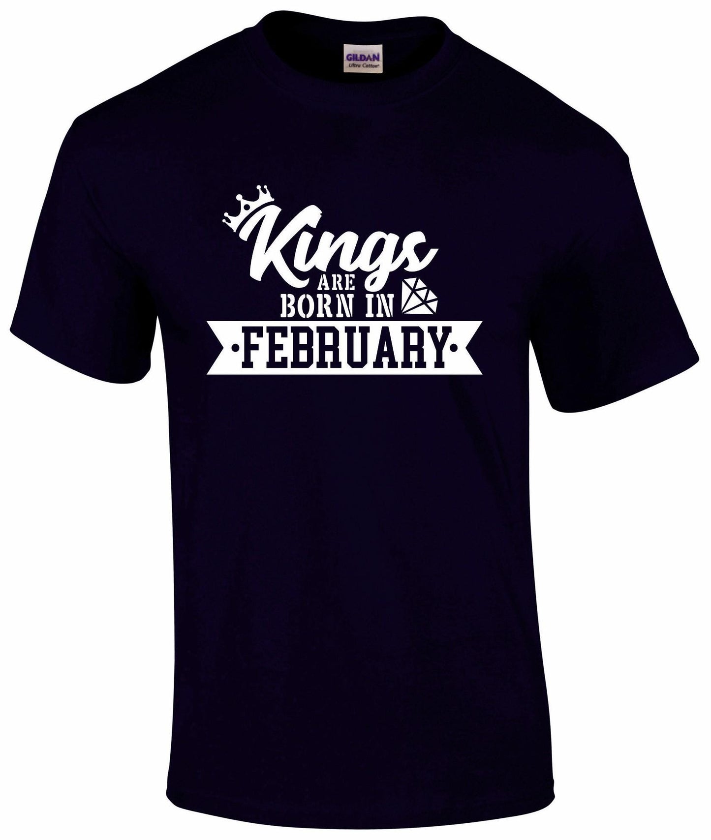 Kings Are Born In February T-shirt