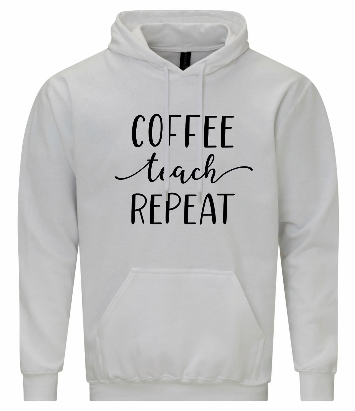 Coffee Teach Repeat Unisex Hoodie