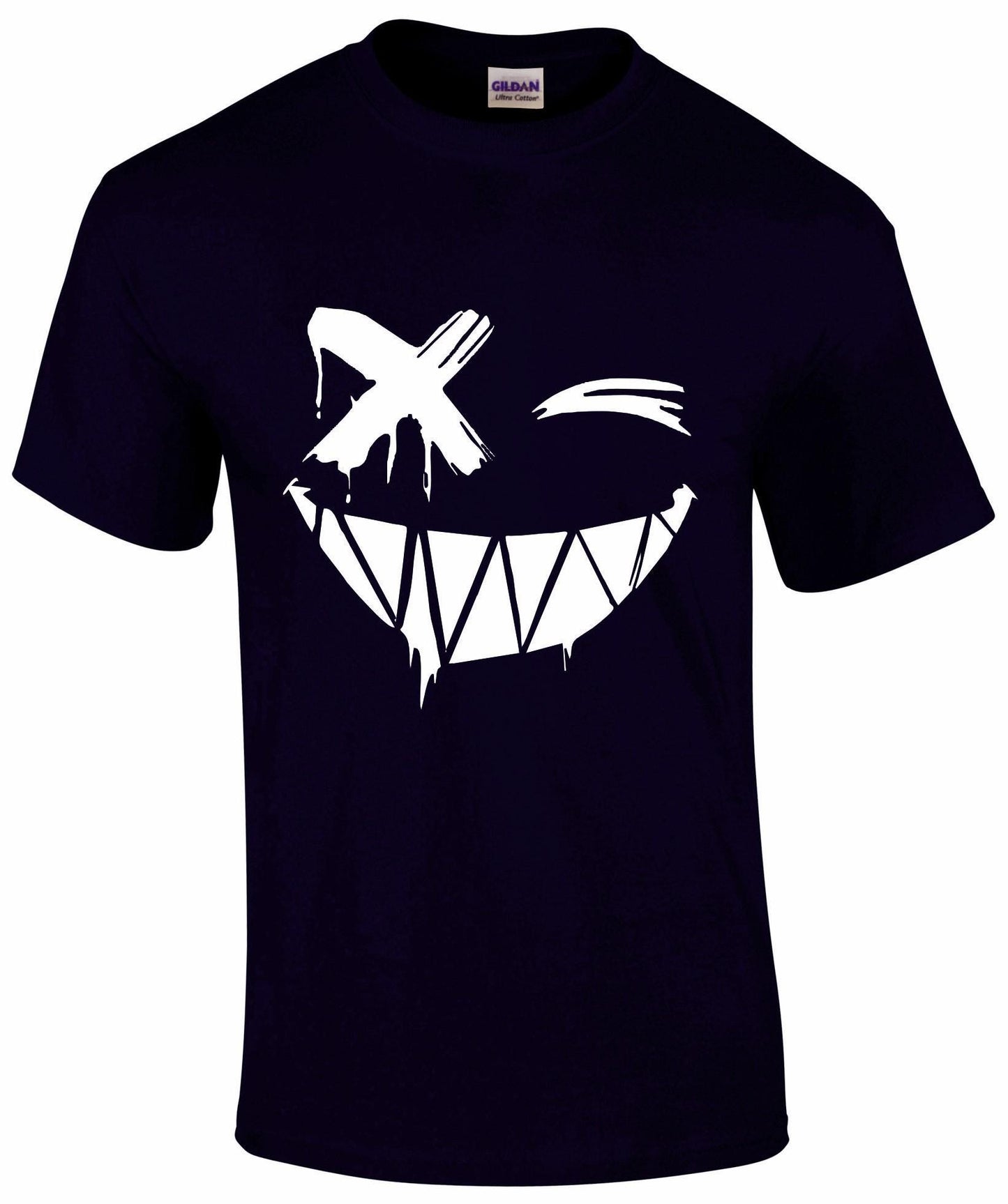 Cross Eye Smiley Face Unisex T-shirt