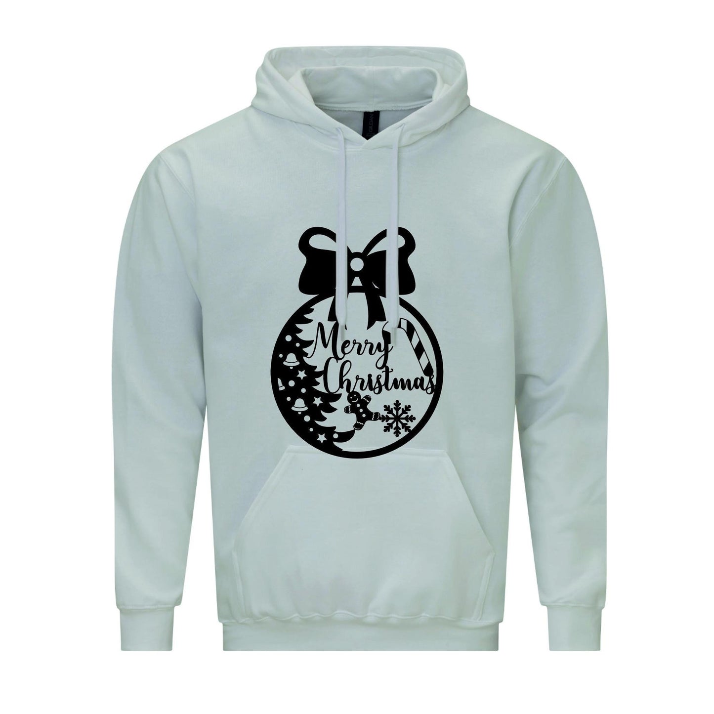 Merry Christmas Bow Unisex Hoodie