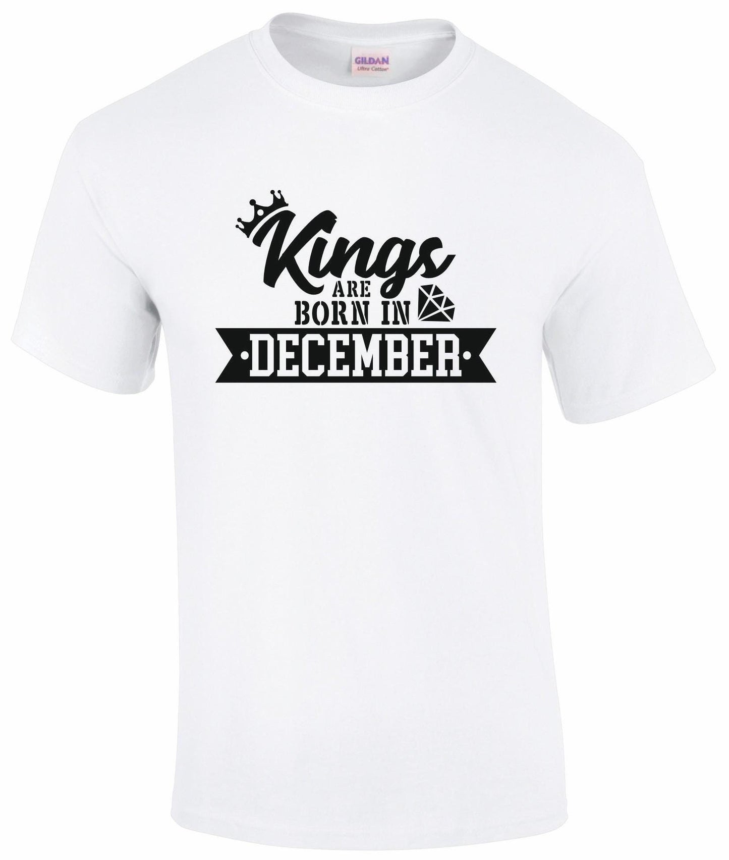 Kings Are Born In December T-shirt