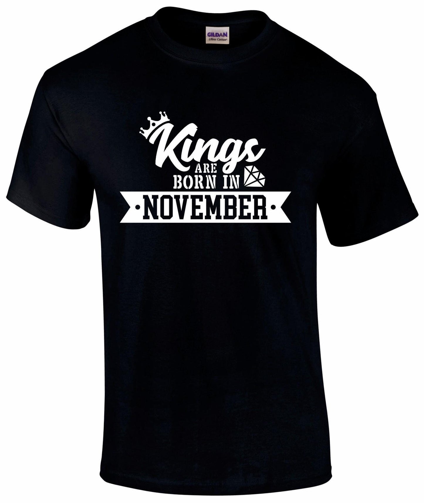 Kings Are Born In November T-shirt