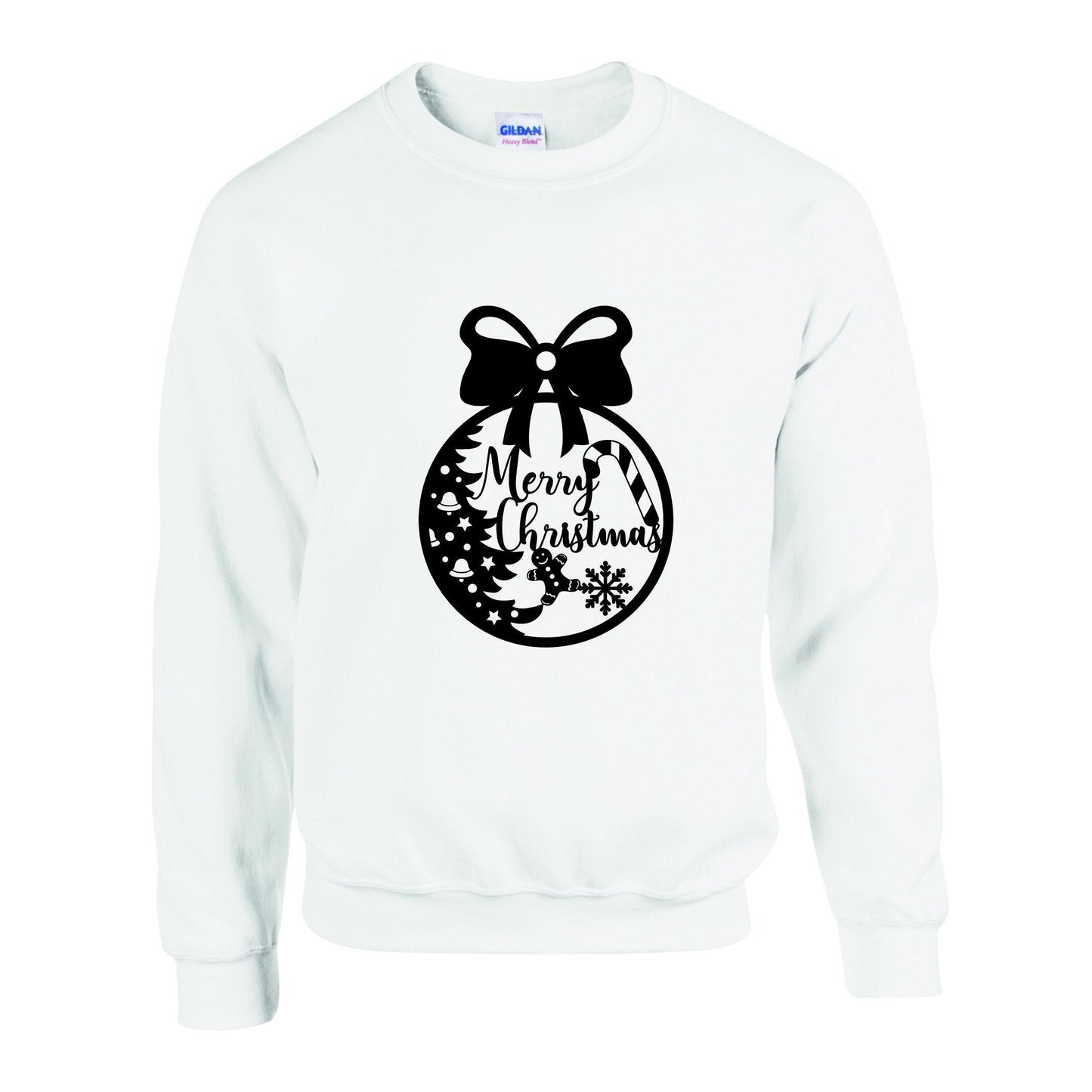 Merry Christmas Bow Unisex Sweatshirt