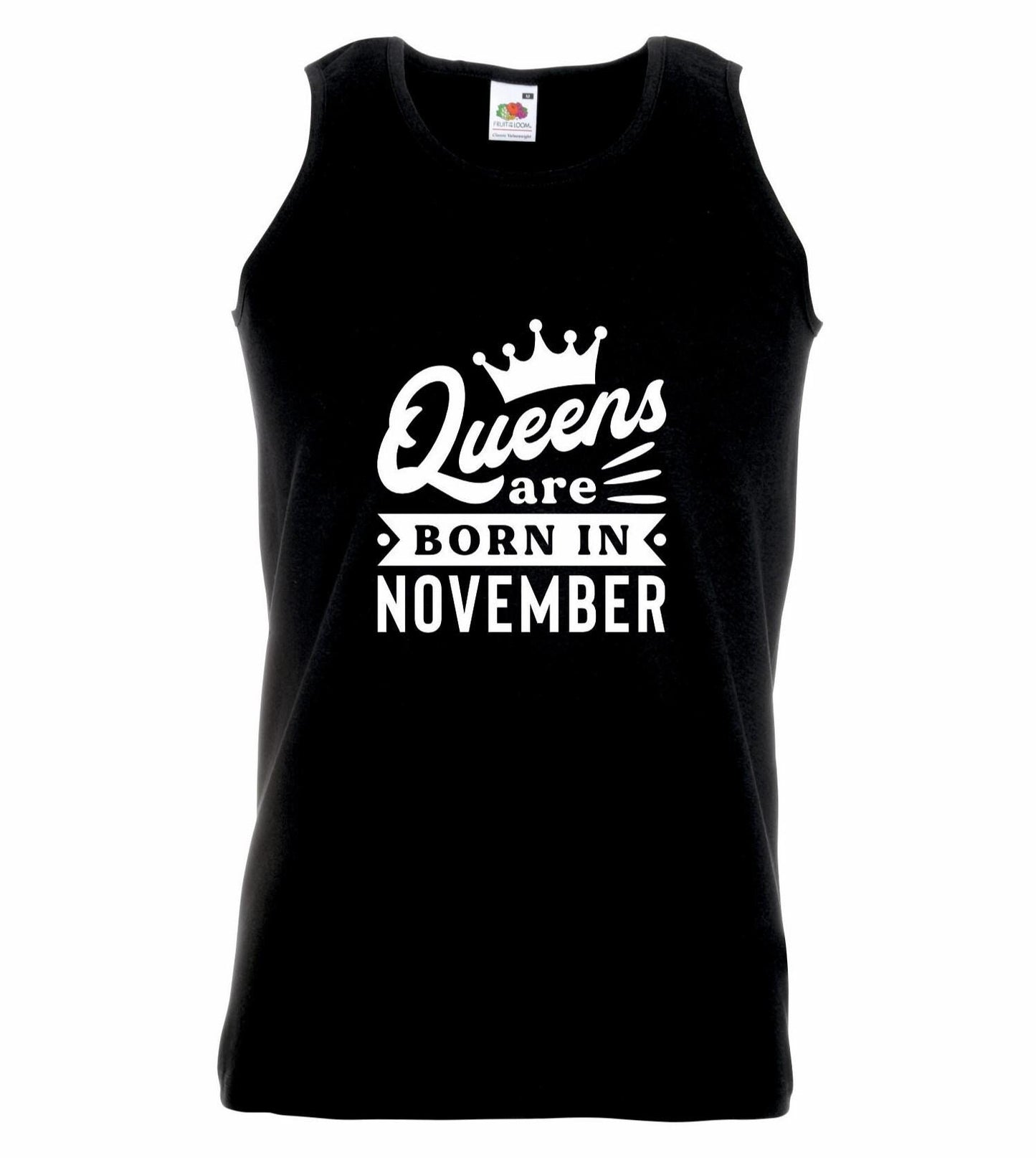 Queens Are Born In November Vest